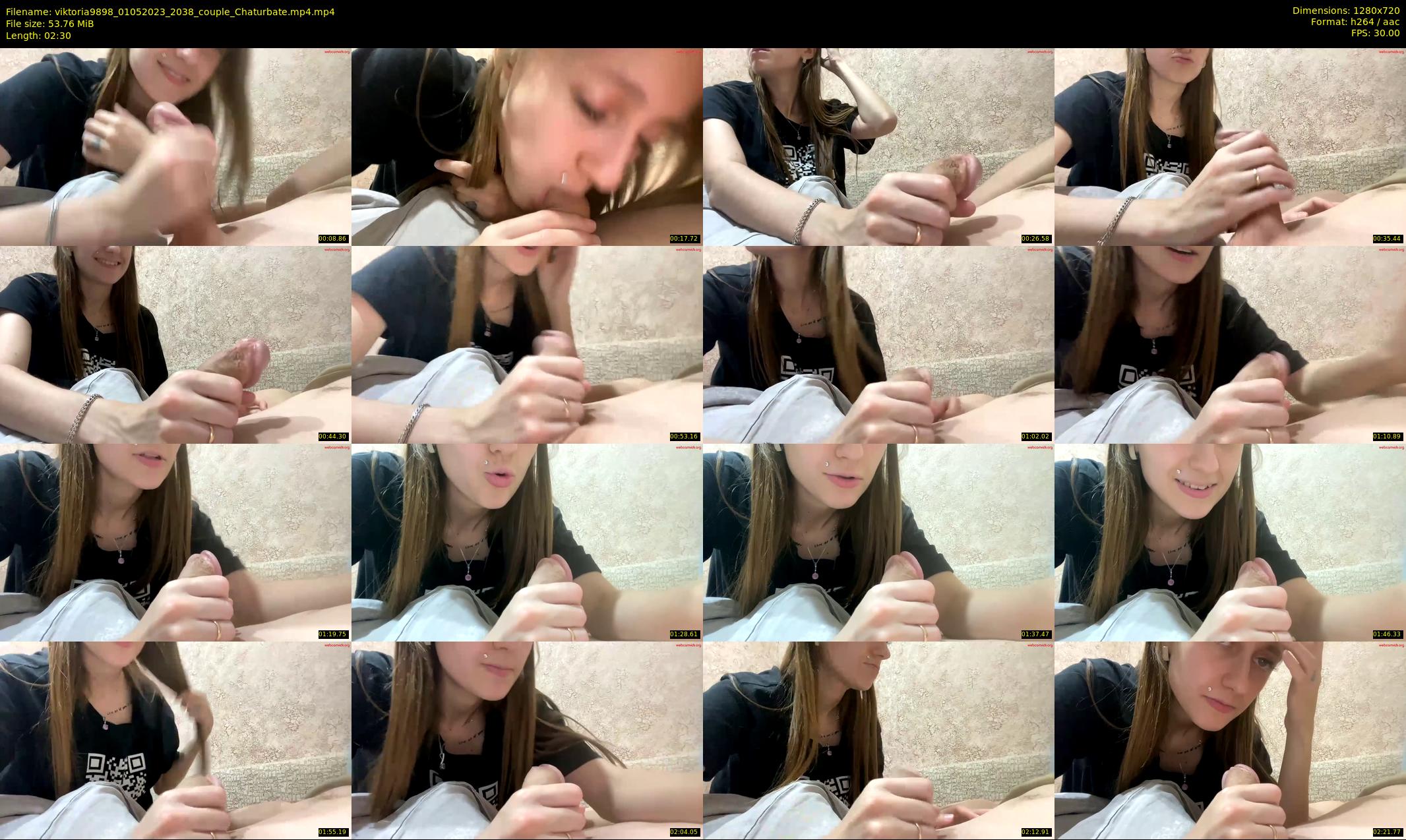 viktoria9898 — 3 minute Chaturbate couple cam show recording, 720p, May 1, 2023