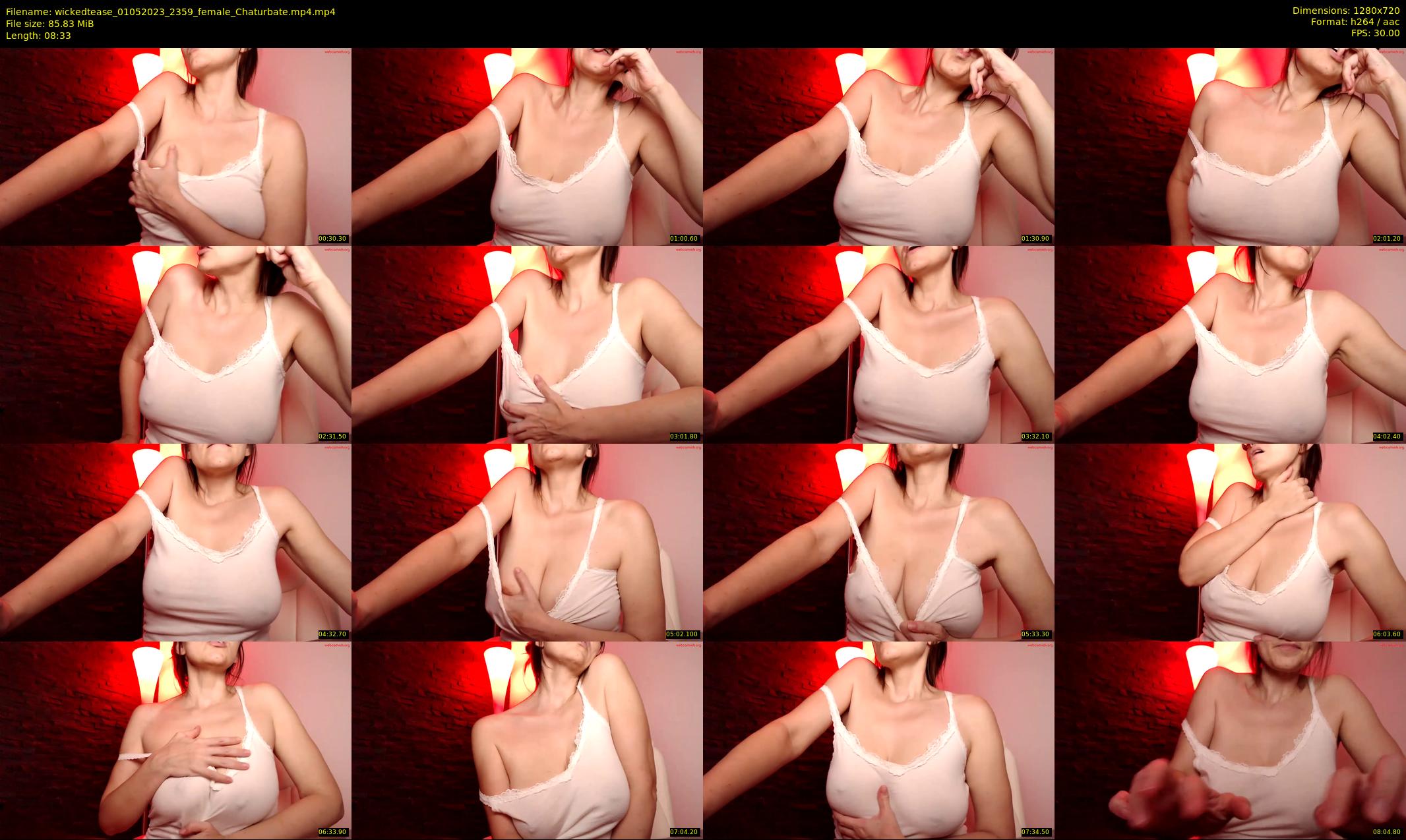 wickedtease — 9 minute Chaturbate female cam show recording, 720p, May 1, 2023