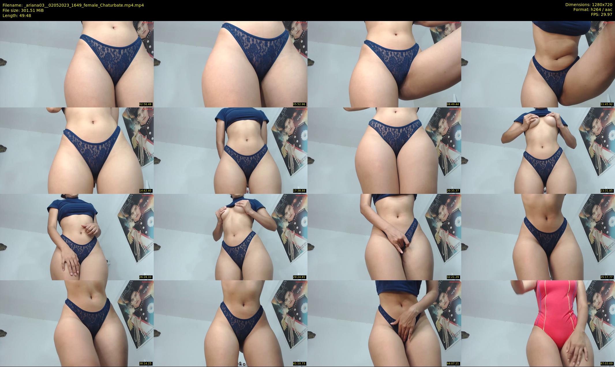 _ariana03_ — 50 minute Chaturbate female cam show recording, 720p, May 2, 2023