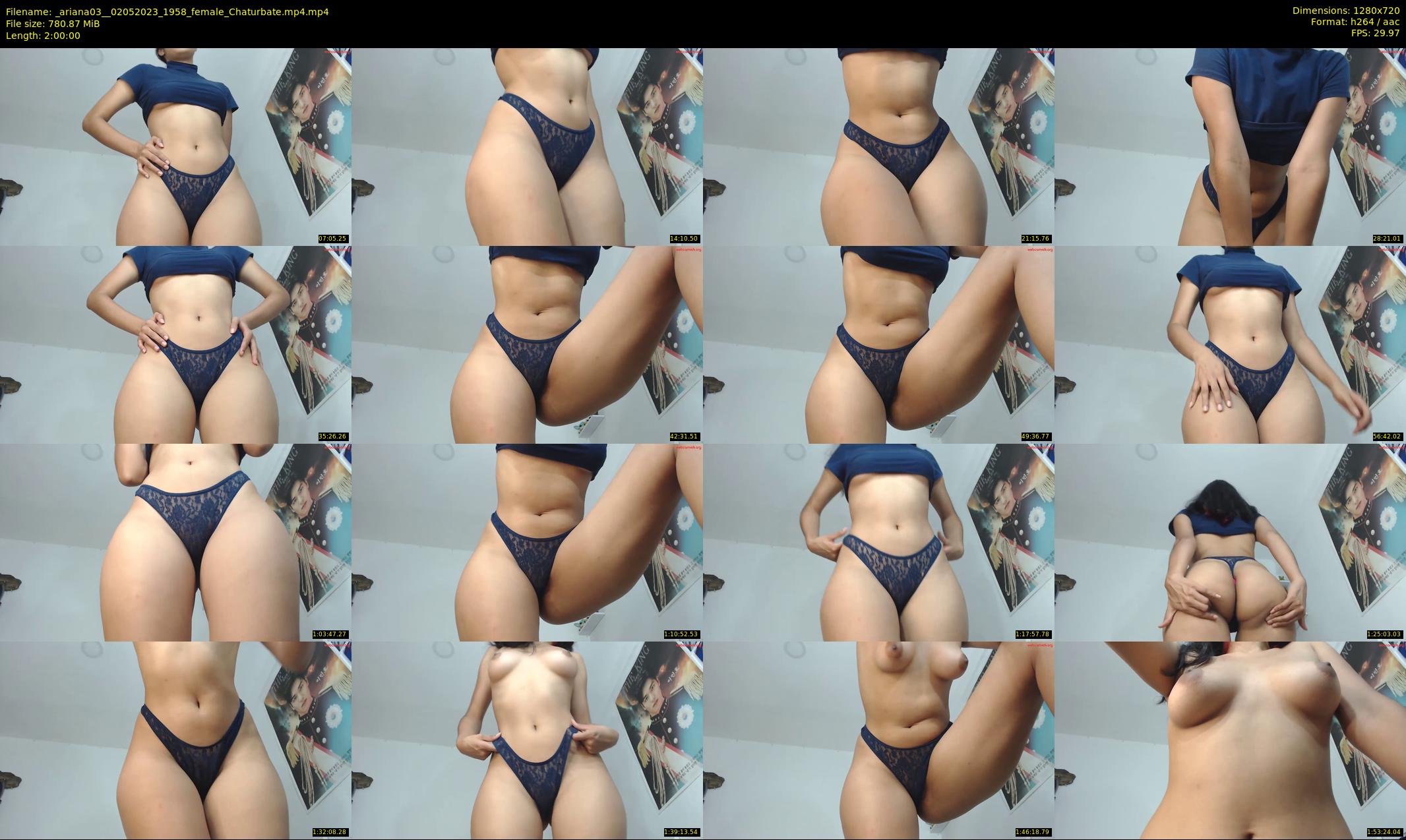 _ariana03_ — 120 minute Chaturbate female cam show recording, 720p, May 2, 2023