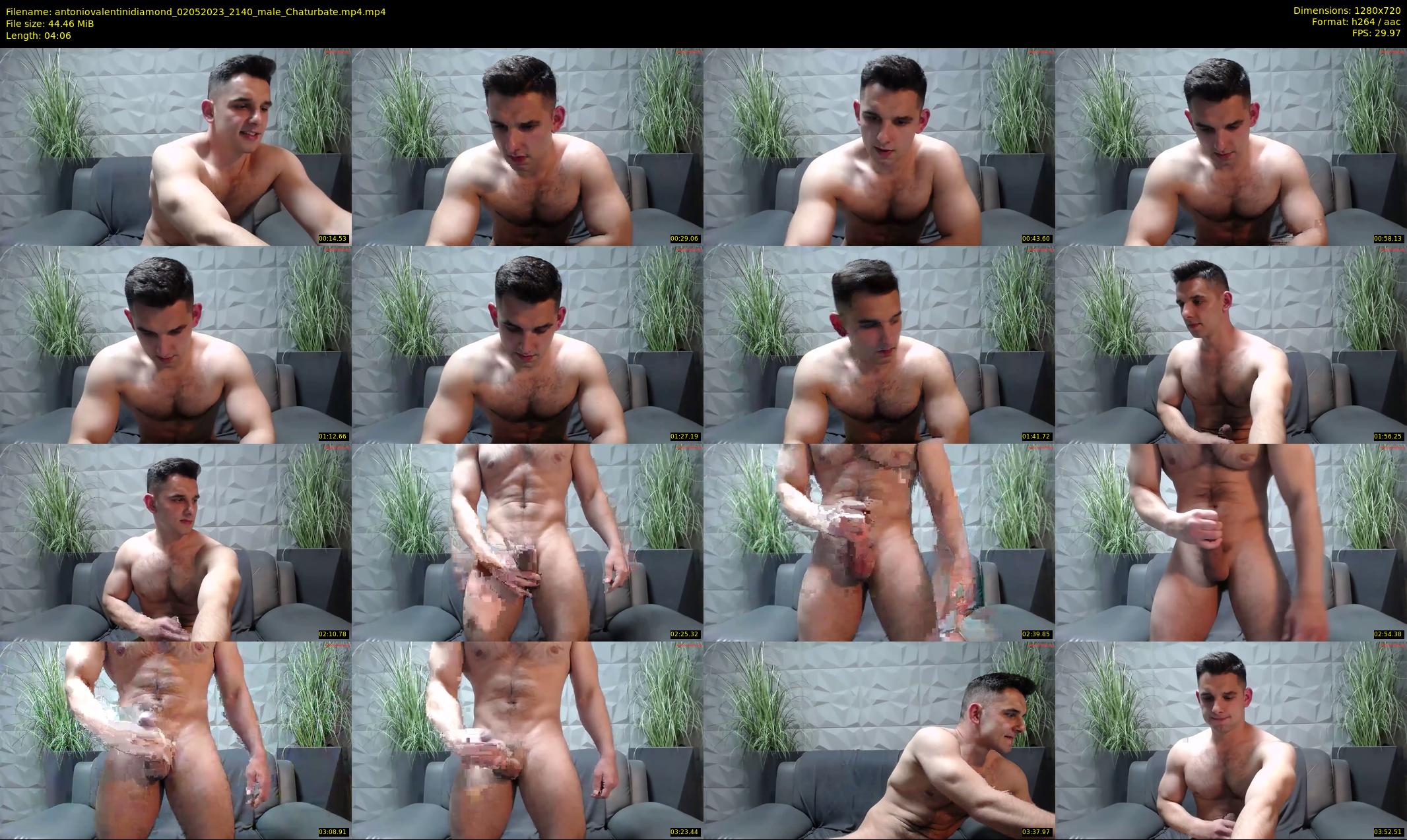 antoniovalentinidiamond — 5 minute Chaturbate male cam show recording, 720p, May 2, 2023