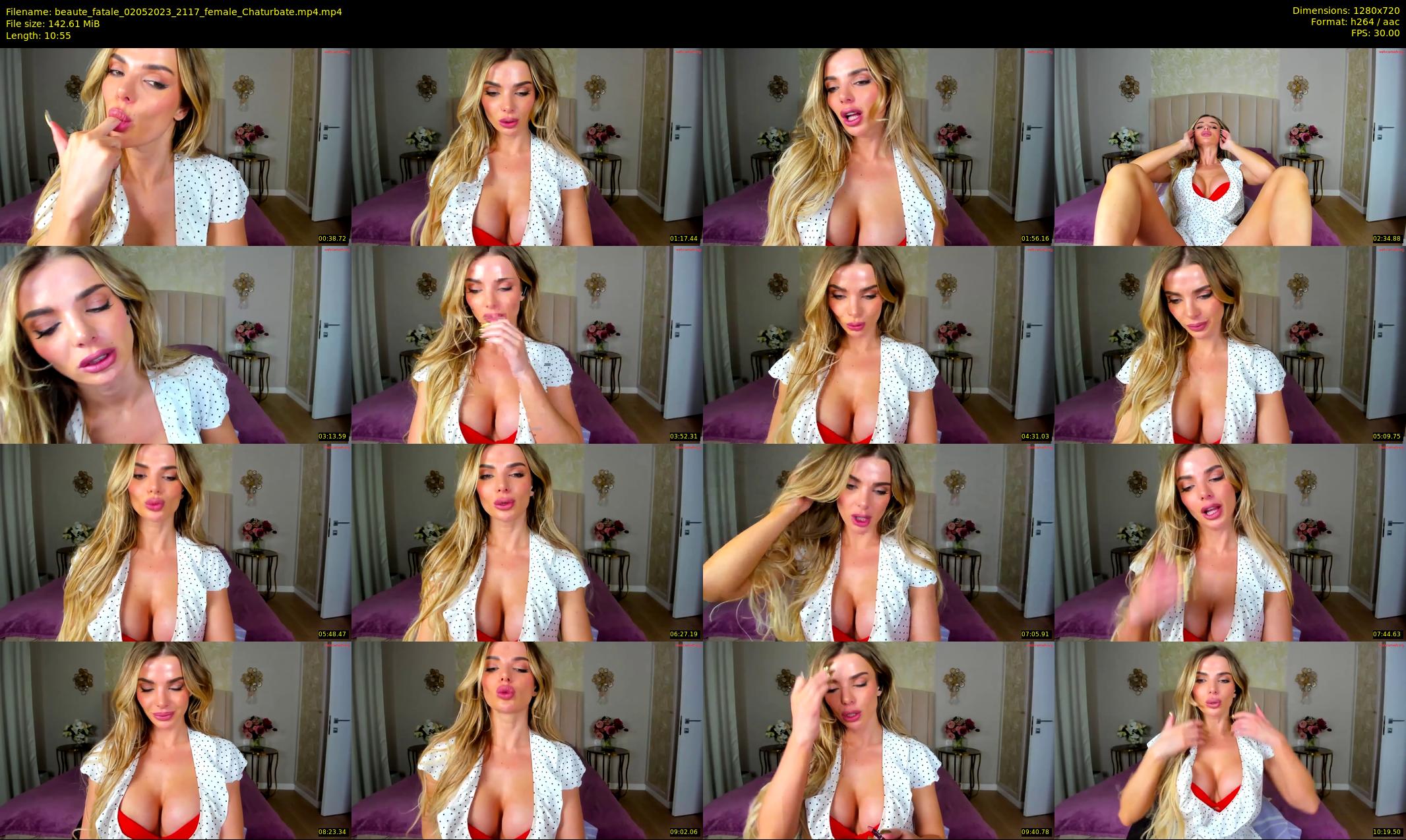 beaute_fatale — 11 minute Chaturbate female cam show recording, 720p, May 2, 2023