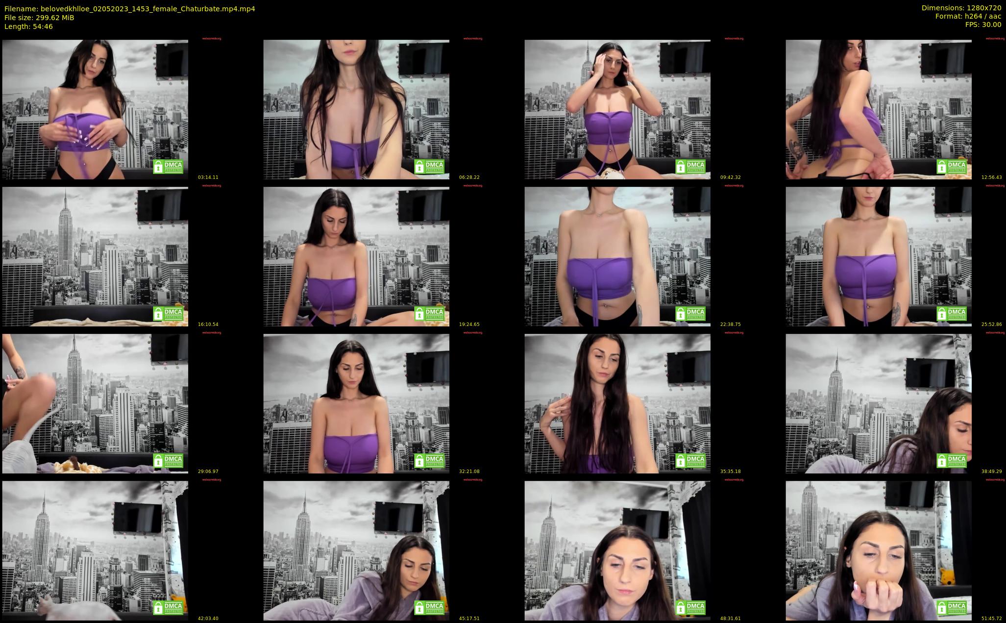 belovedkhlloe — 55 minute Chaturbate female cam show recording, 720p, May 2, 2023