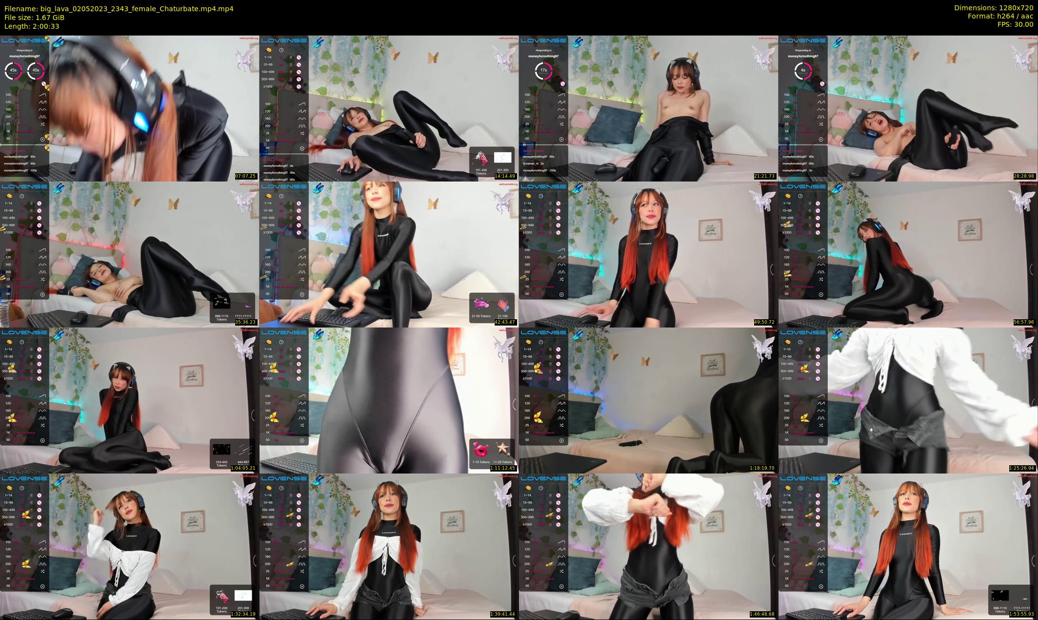 big_lava — 121 minute Chaturbate female cam show recording, 720p, May 2, 2023