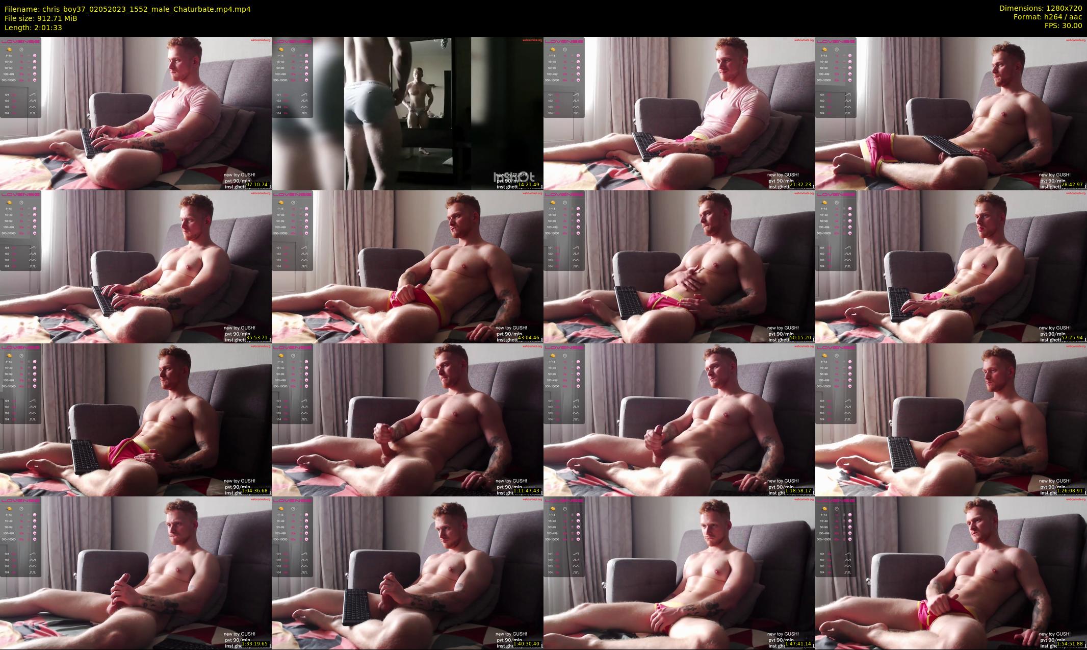 chris_boy37 — 122 minute Chaturbate male cam show recording, 720p, May 2, 2023