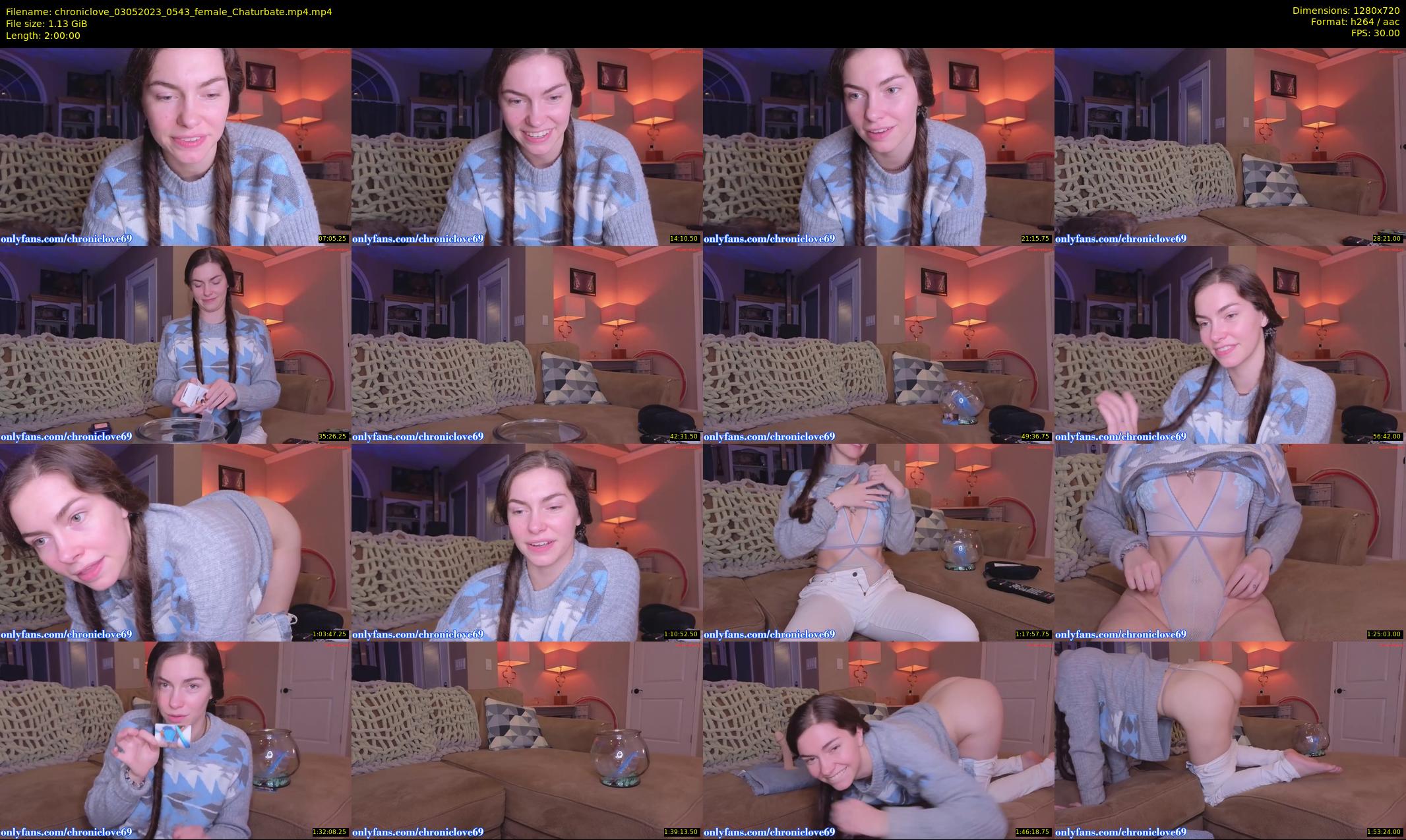 chroniclove — 120 minute Chaturbate female cam show recording, 720p, May 3, 2023
