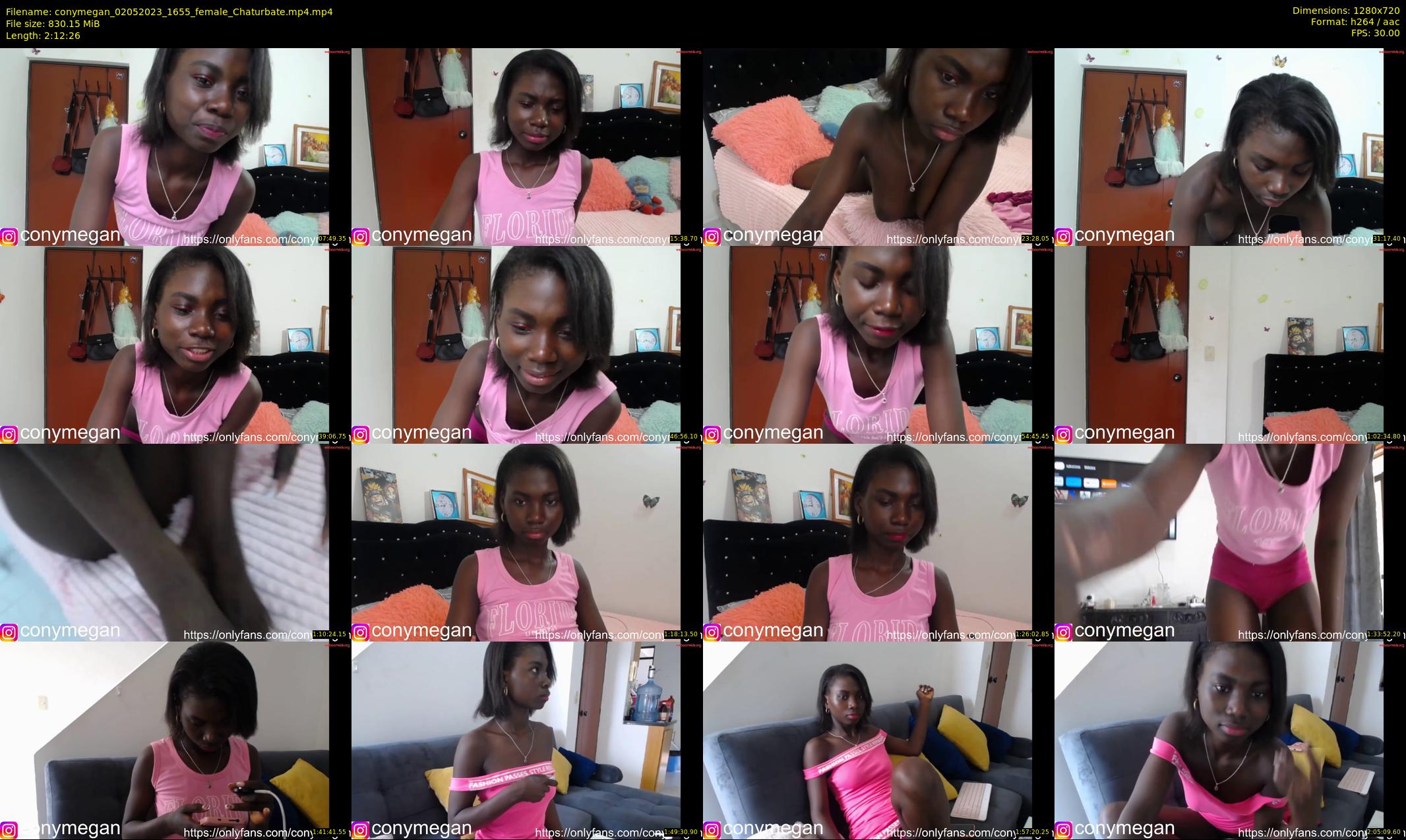 conymegan — 133 minute Chaturbate female cam show recording, 720p, May 2, 2023