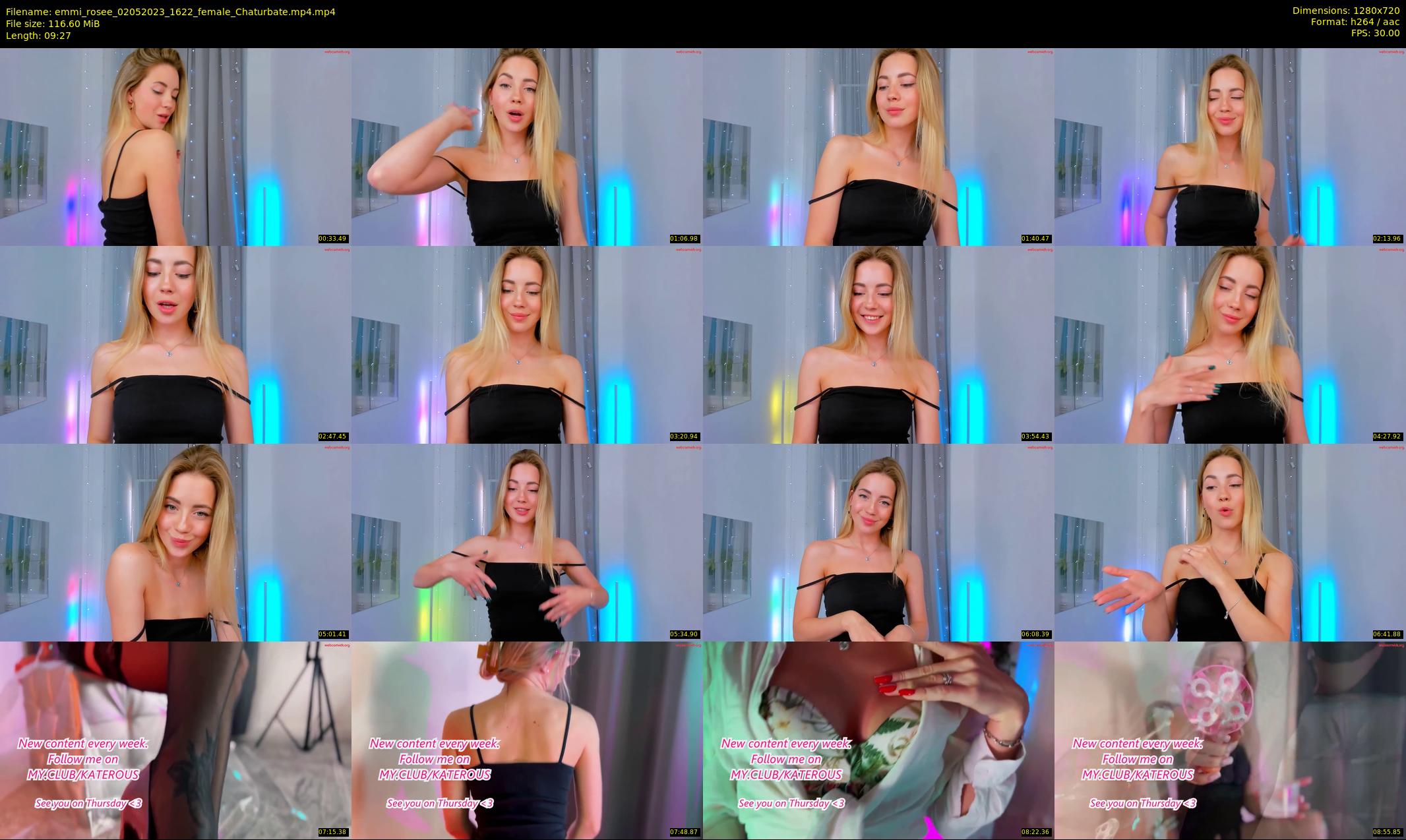 emmi_rosee — 10 minute Chaturbate female cam show recording, 720p, May 2, 2023