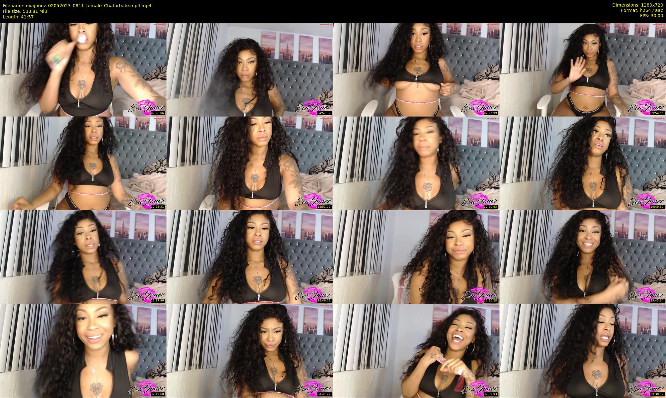 evajonez — 42 minute Chaturbate female cam show recording, 720p, May 2, 2023