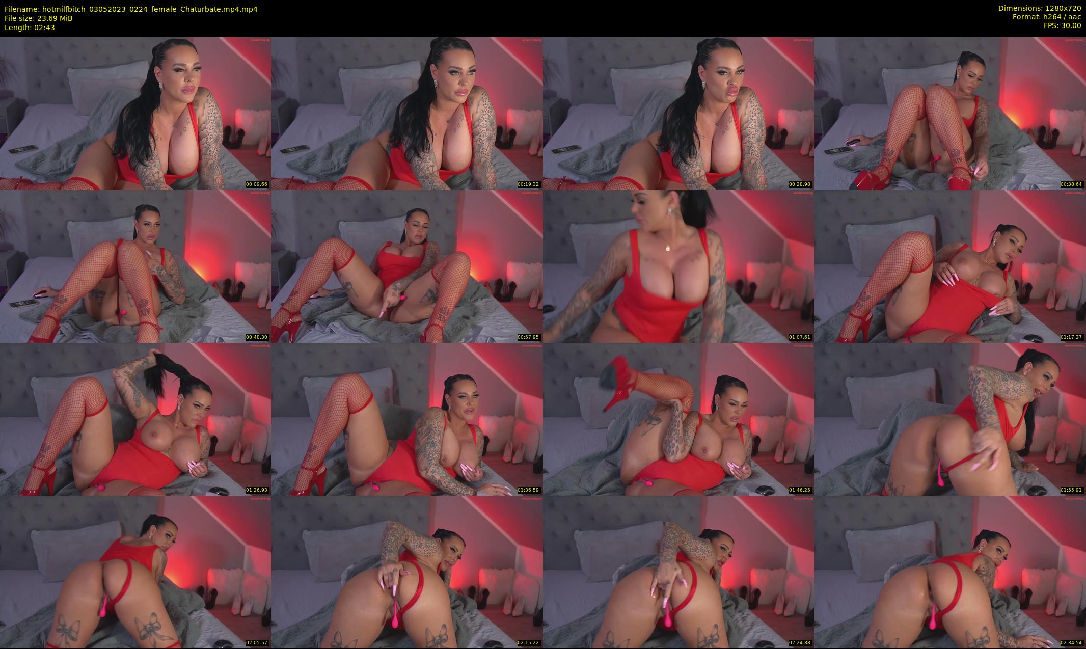hotmilfbitch — 3 minute Chaturbate female cam show recording, 720p, May 3, 2023