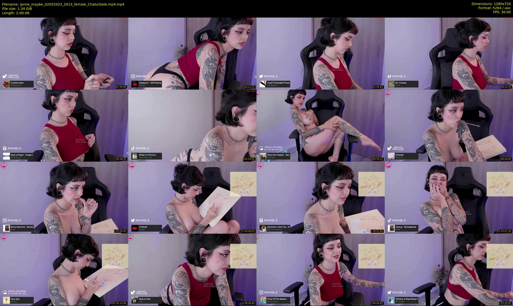 janne_maybe — 121 minute Chaturbate female cam show recording, 720p, May 2, 2023