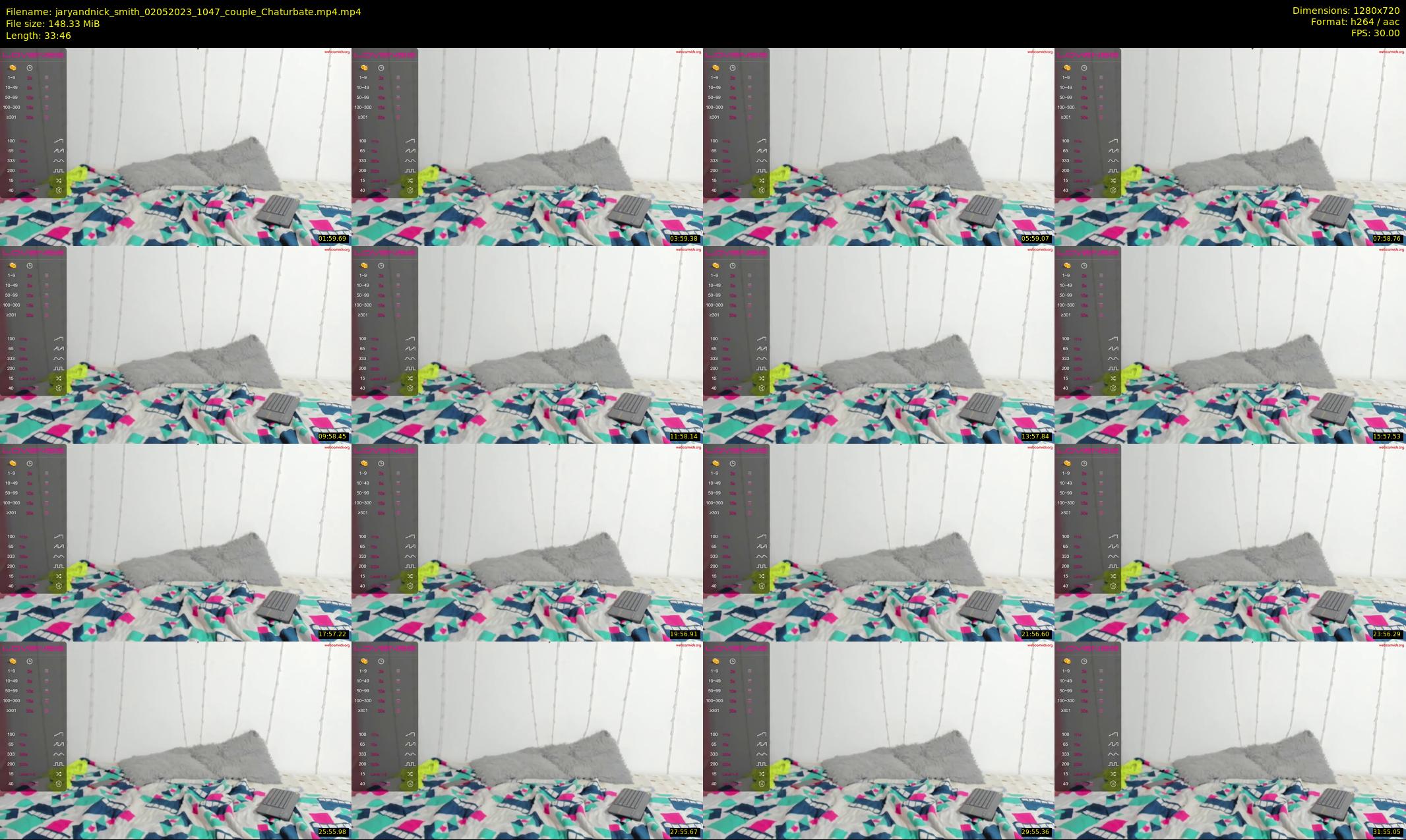 jaryandnick_smith — 34 minute Chaturbate couple cam show recording, 720p, May 2, 2023