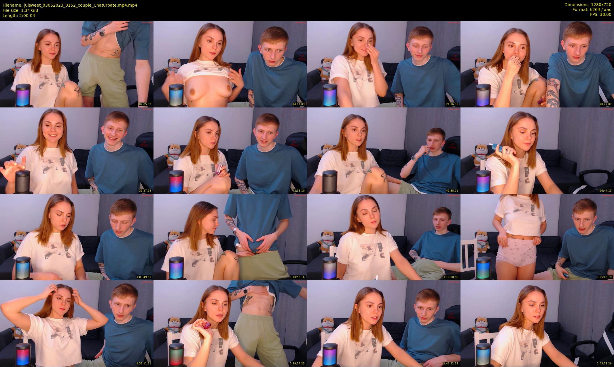 julsweet — 121 minute Chaturbate male cam show recording, 720p, May 3, 2023