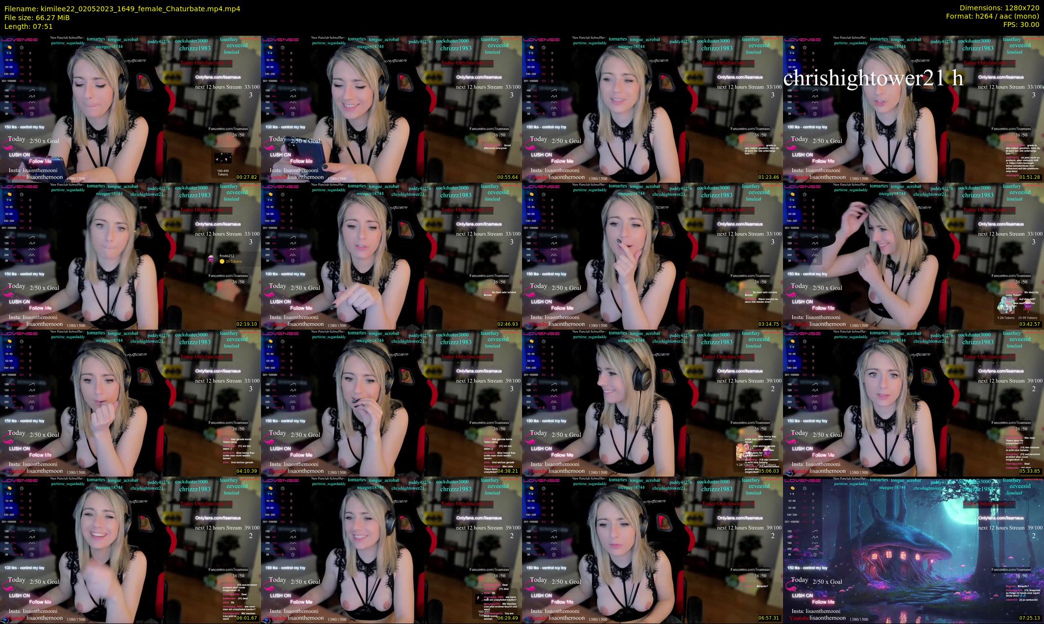 kimilee22 — 8 minute Chaturbate female cam show recording, 720p, May 2, 2023