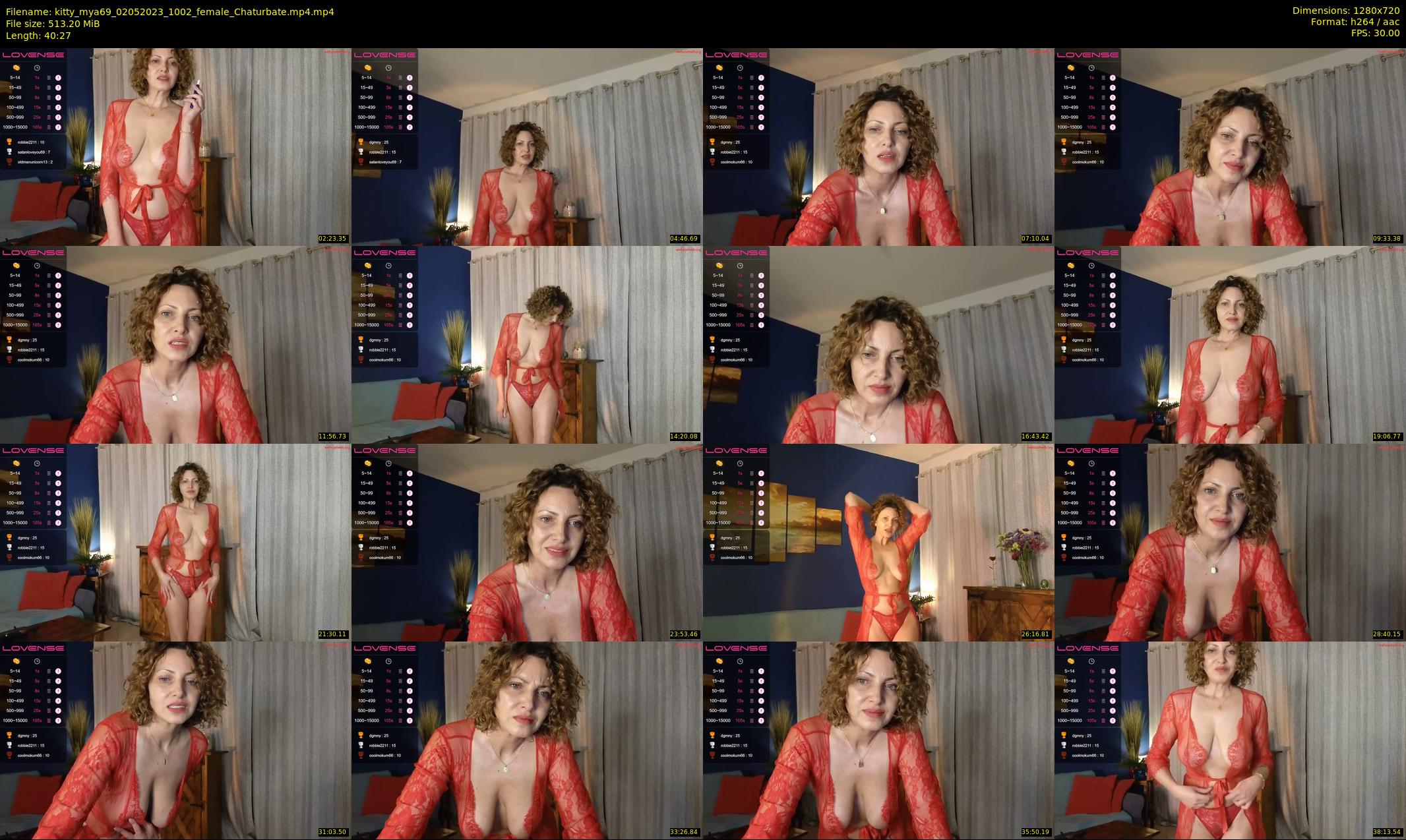 kitty_mya69 — 41 minute Chaturbate female cam show recording, 720p, May 2, 2023
