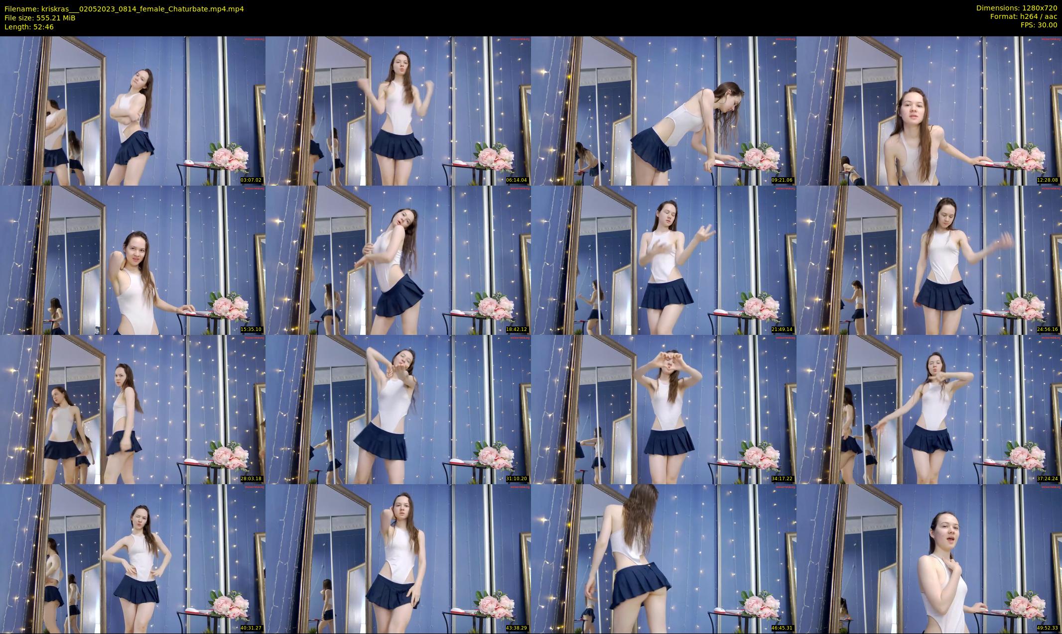 kriskras__ — 53 minute Chaturbate female cam show recording, 720p, May 2, 2023