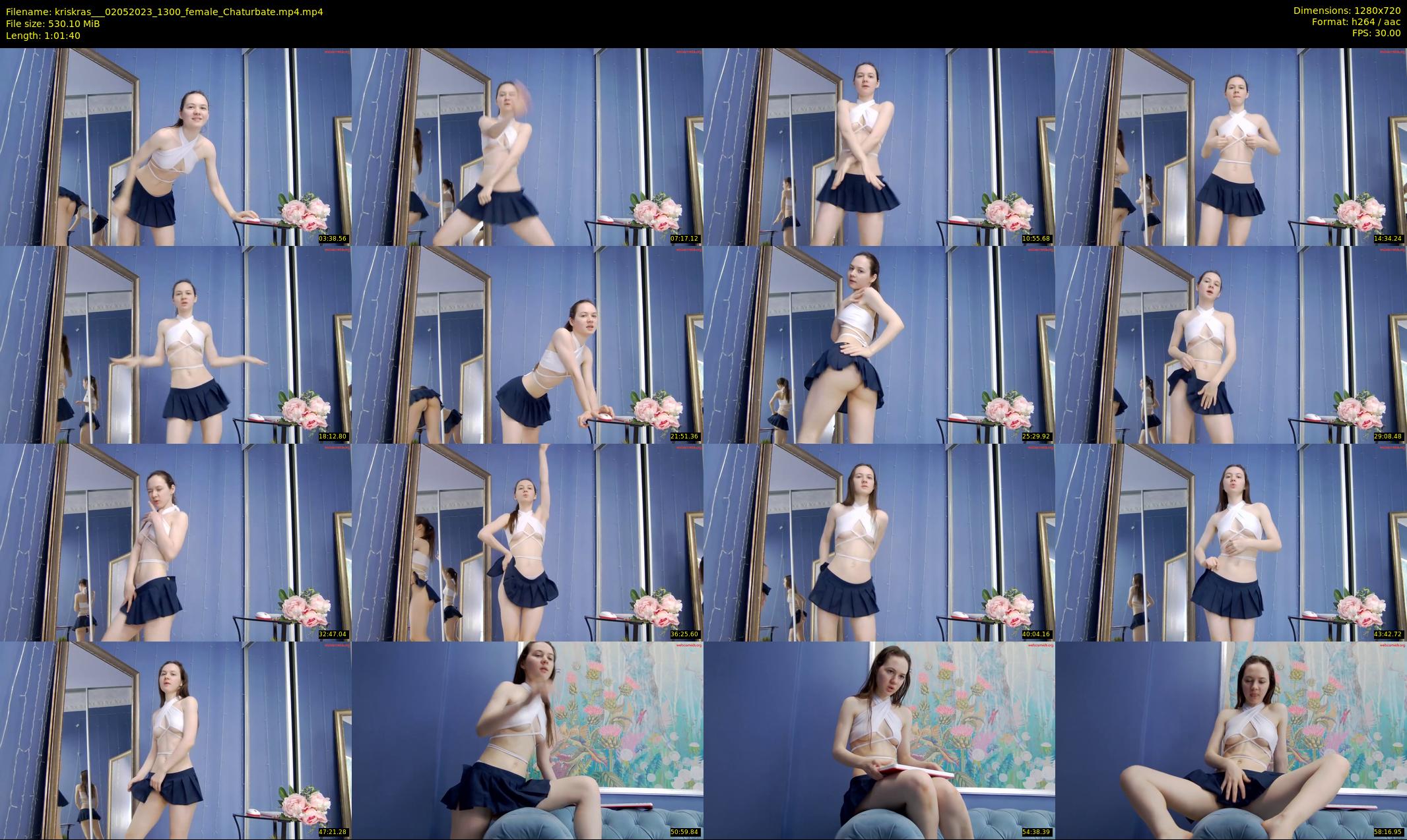 kriskras__ — 62 minute Chaturbate female cam show recording, 720p, May 2, 2023