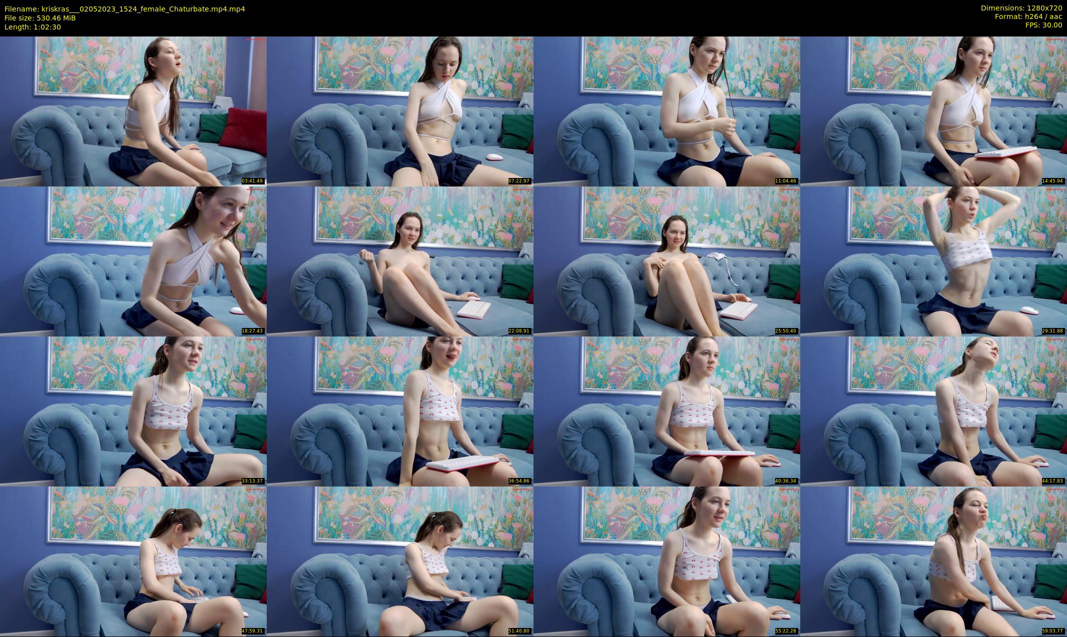 kriskras__ — 63 minute Chaturbate female cam show recording, 720p, May 2, 2023