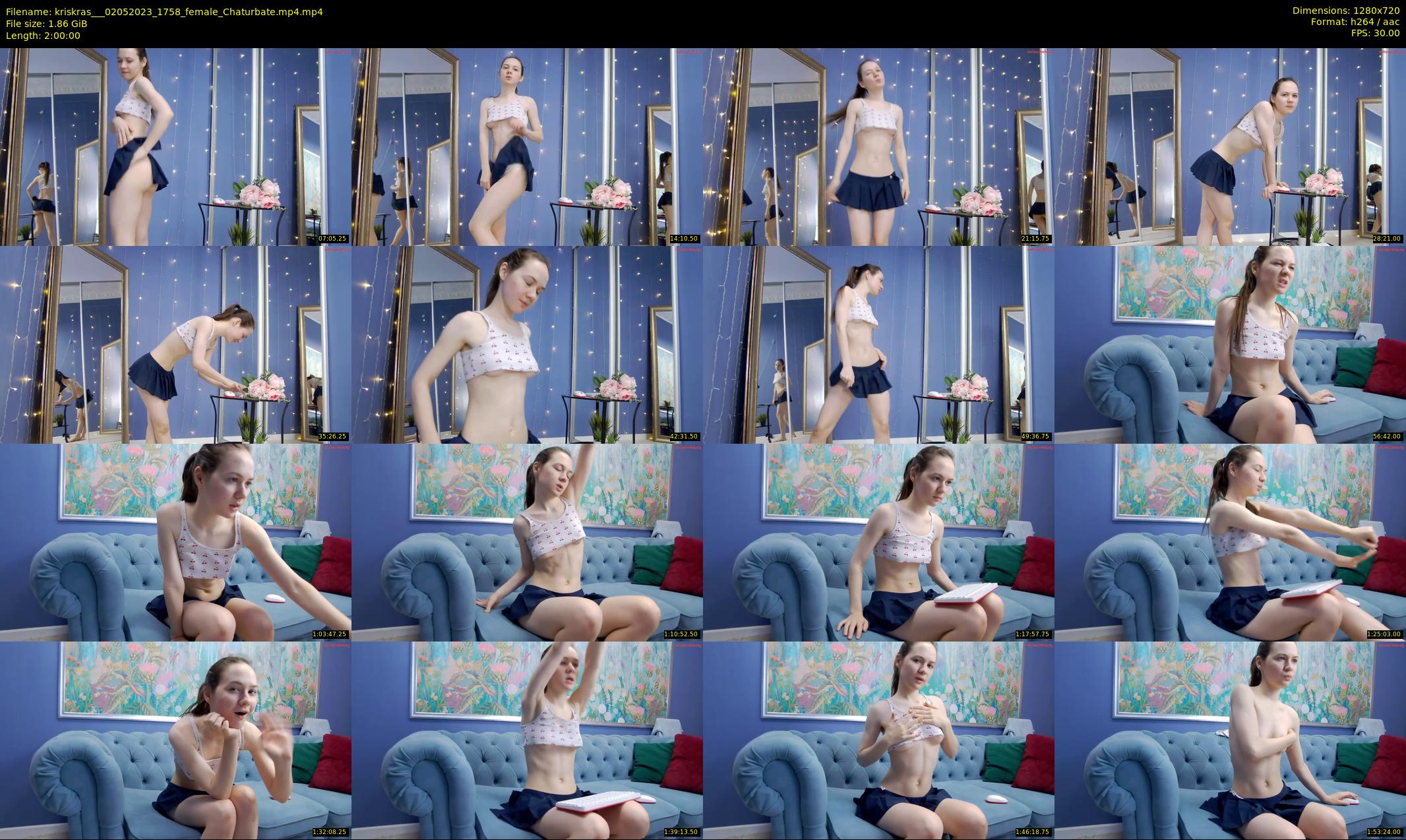 kriskras__ — 120 minute Chaturbate female cam show recording, 720p, May 2, 2023