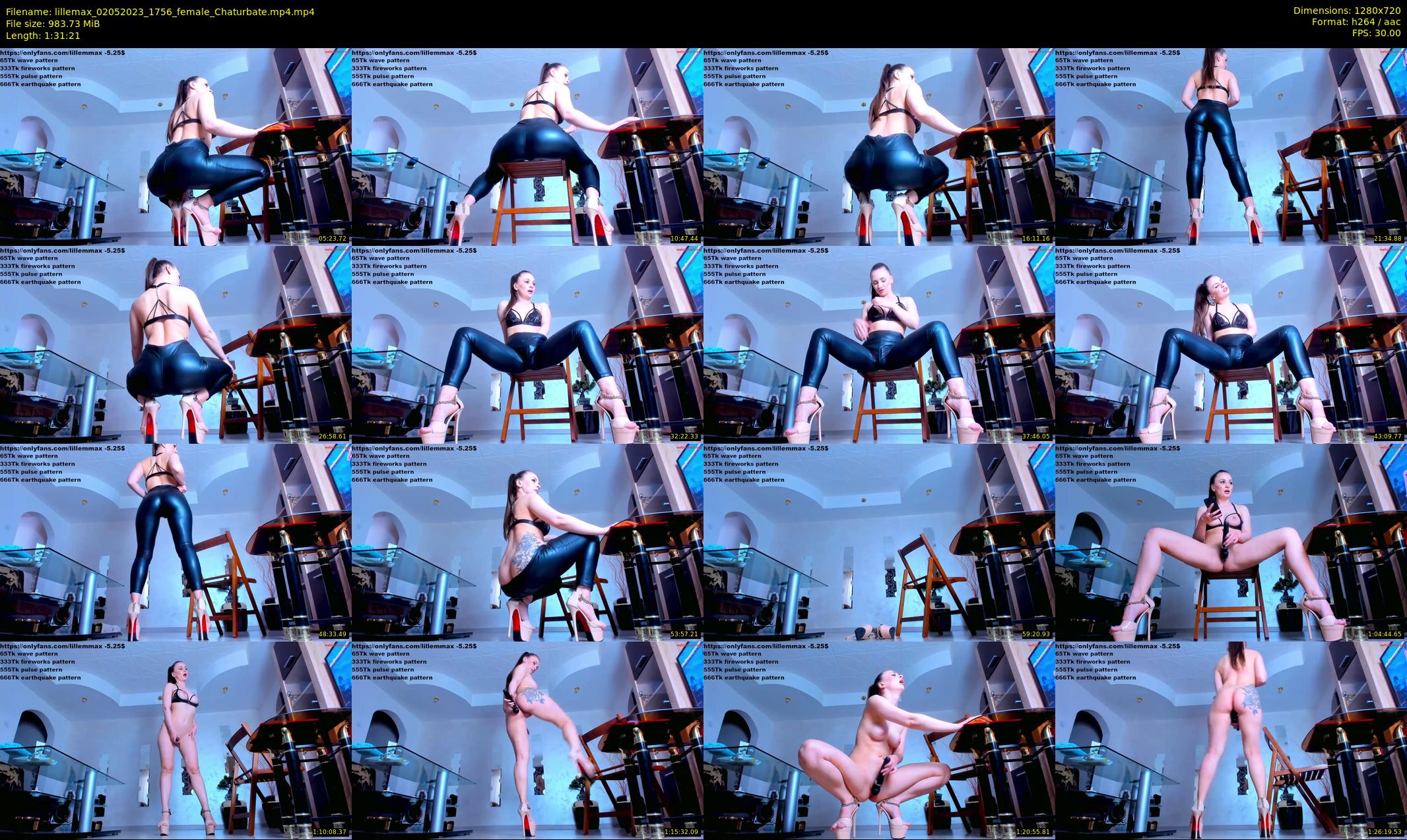 lillemax — 92 minute Chaturbate female cam show recording, 720p, May 2, 2023