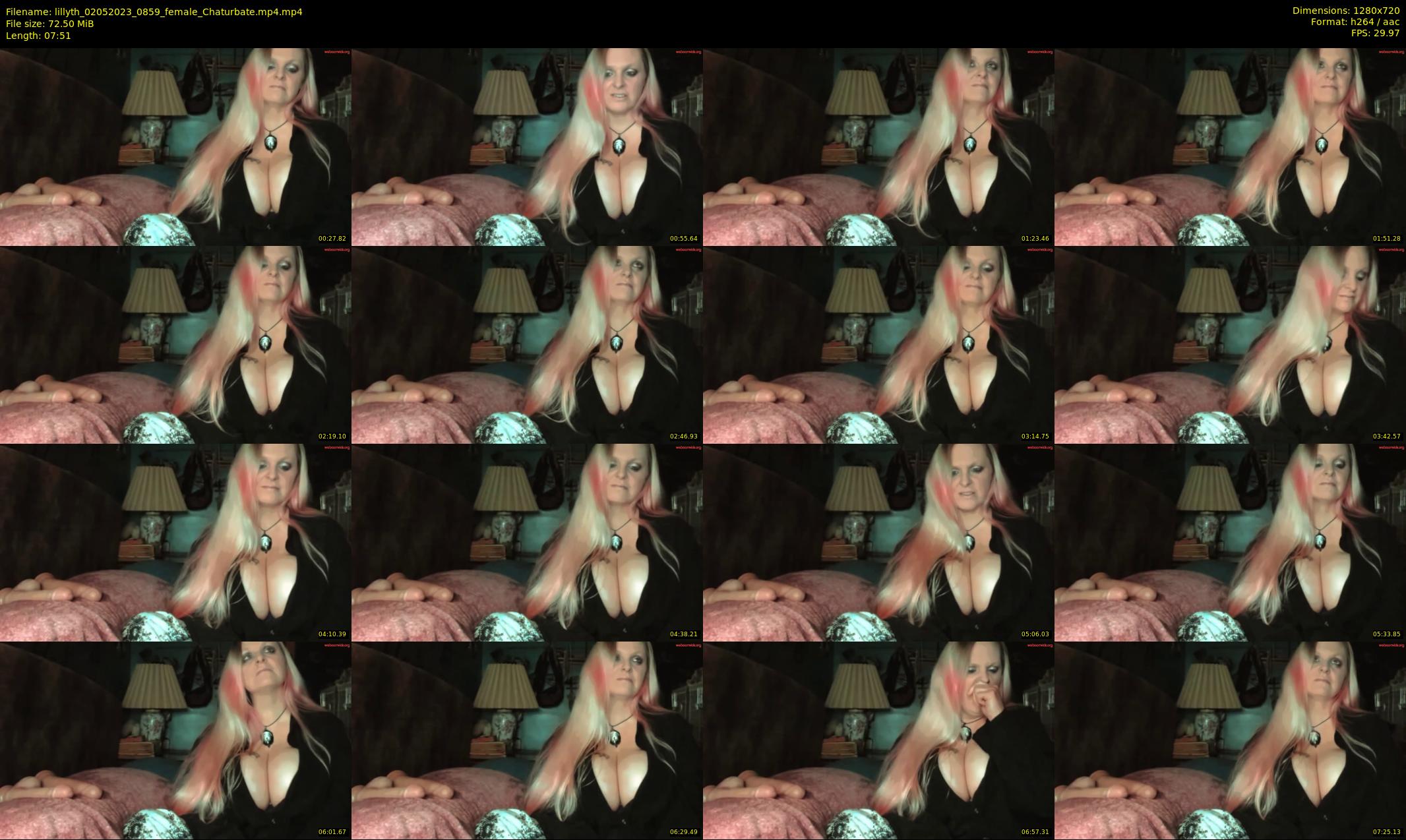 lillyth — 8 minute Chaturbate female cam show recording, 720p, May 2, 2023