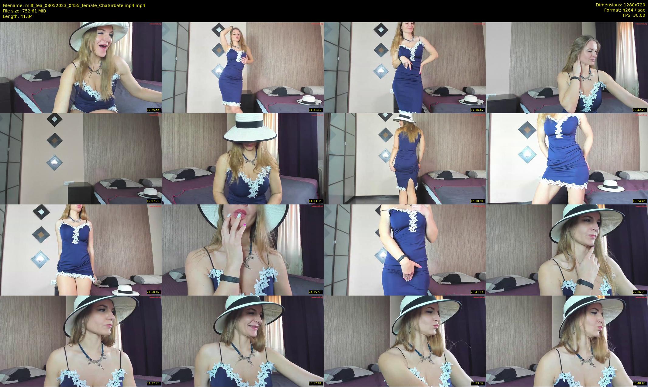 milf_tea — 42 minute Chaturbate female cam show recording, 720p, May 3, 2023