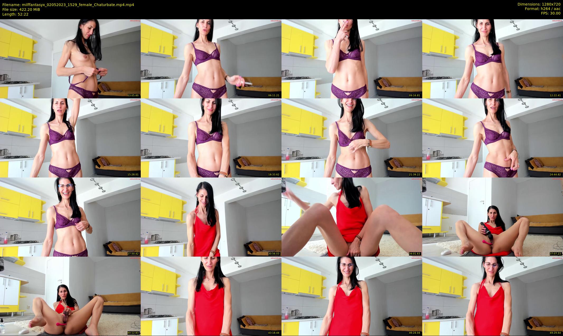 milffantasyx — 53 minute Chaturbate female cam show recording, 720p, May 2, 2023