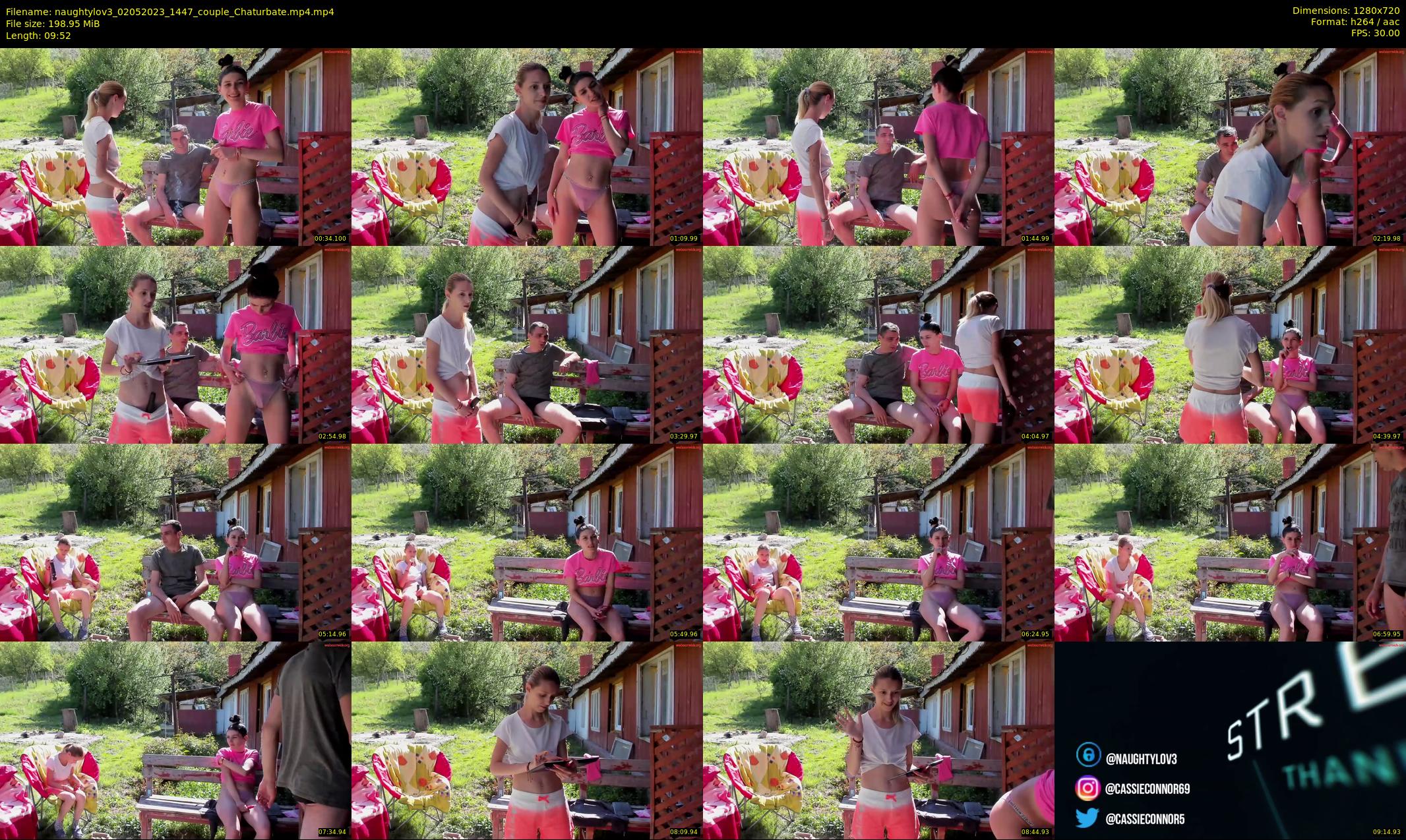 naughtylov3 — 10 minute Chaturbate couple cam show recording, 720p, May 2, 2023