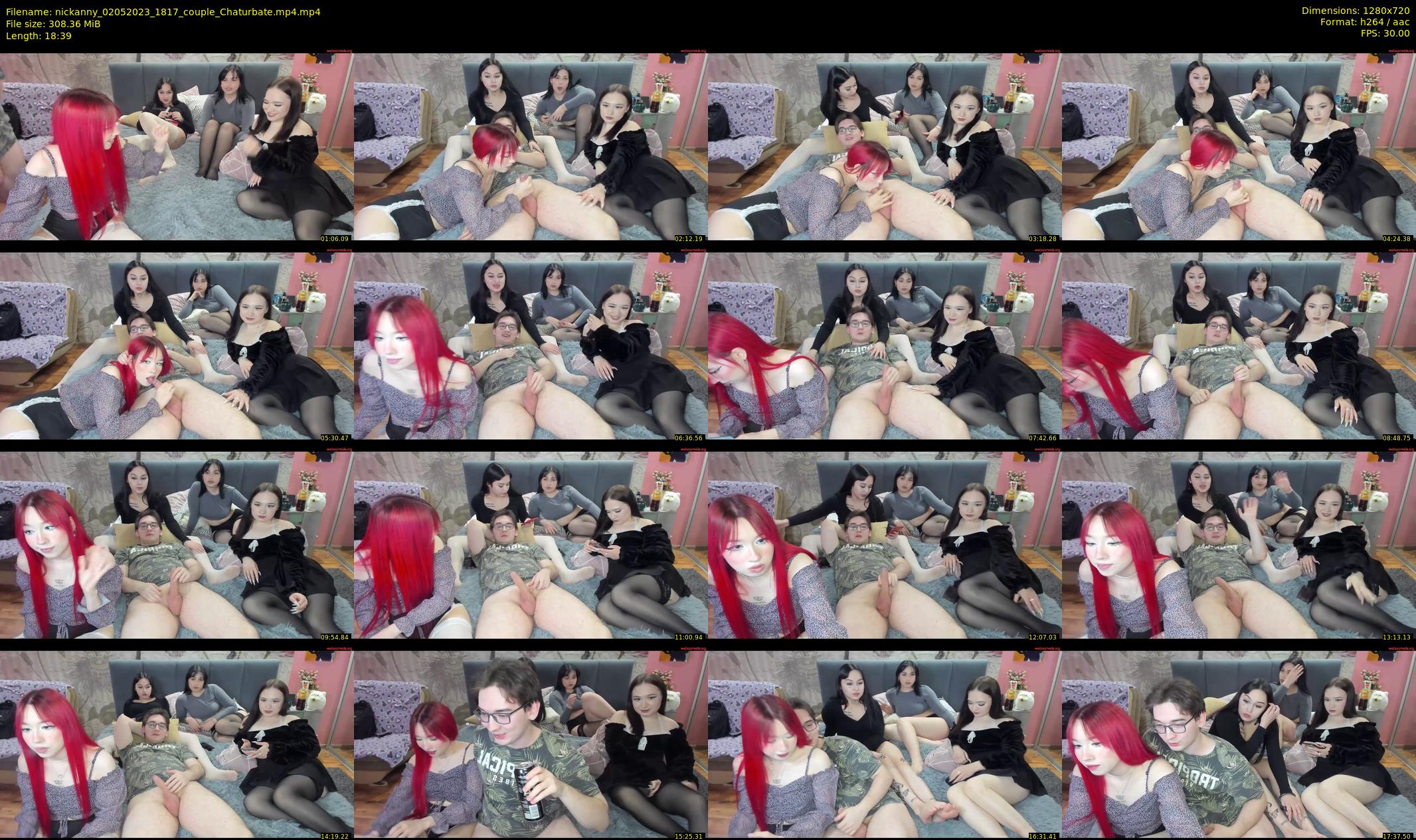 nickanny — 19 minute Chaturbate couple cam show recording, 720p, May 2, 2023