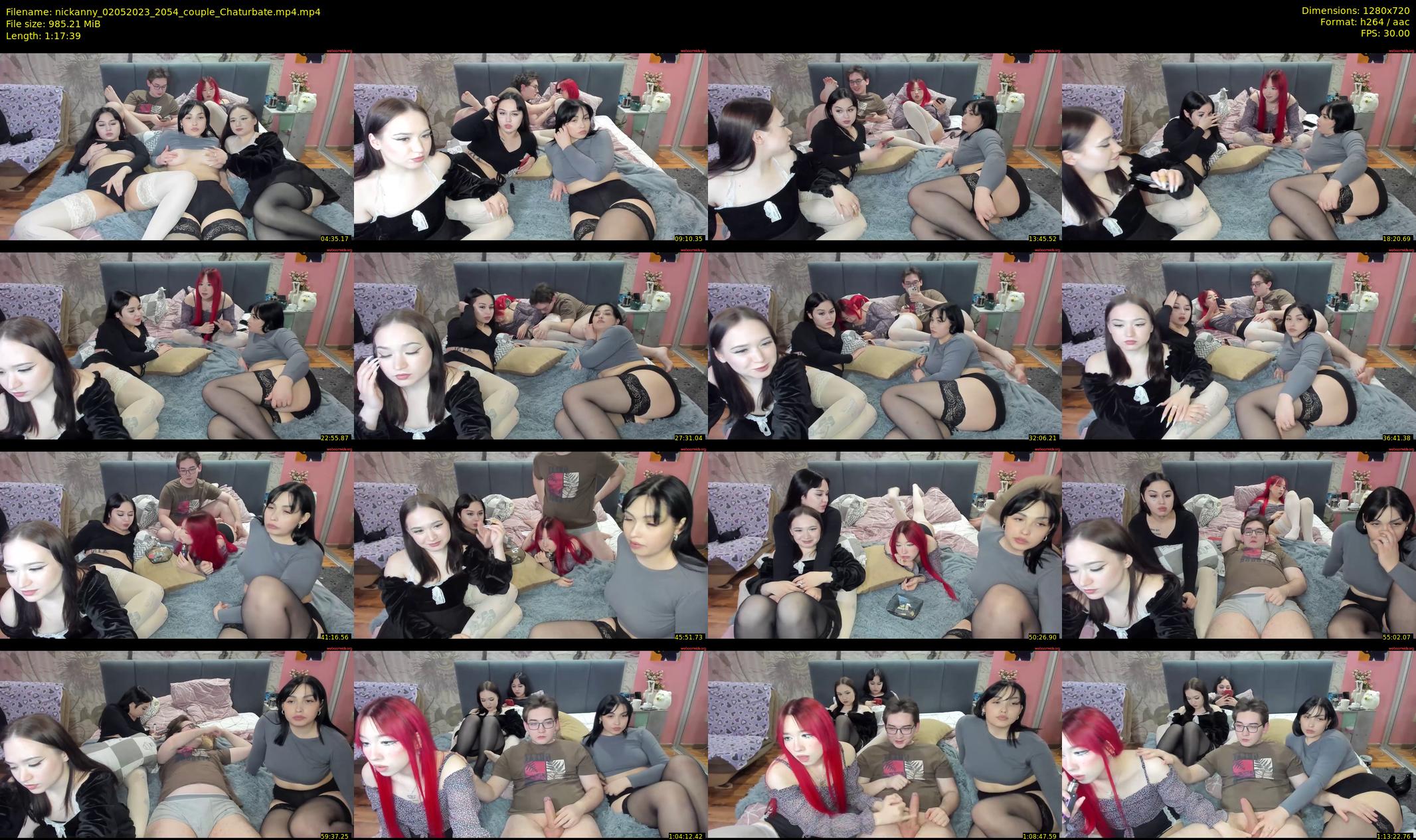 nickanny — 78 minute Chaturbate couple cam show recording, 720p, May 2, 2023