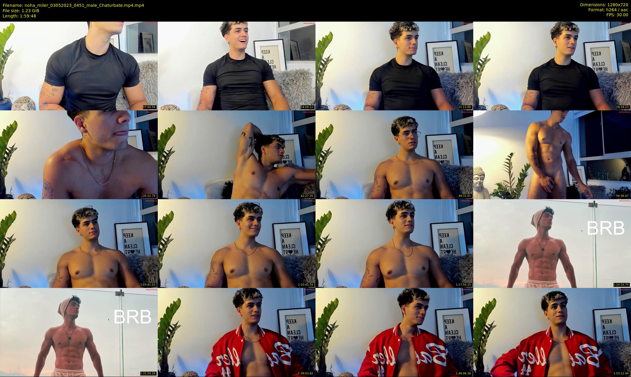 noha_miler — 120 minute Chaturbate male cam show recording, 720p, May 3, 2023