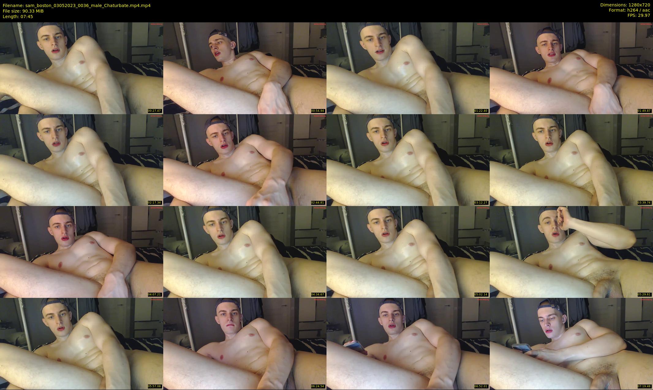 sam_boston — 8 minute Chaturbate male cam show recording, 720p, May 3, 2023