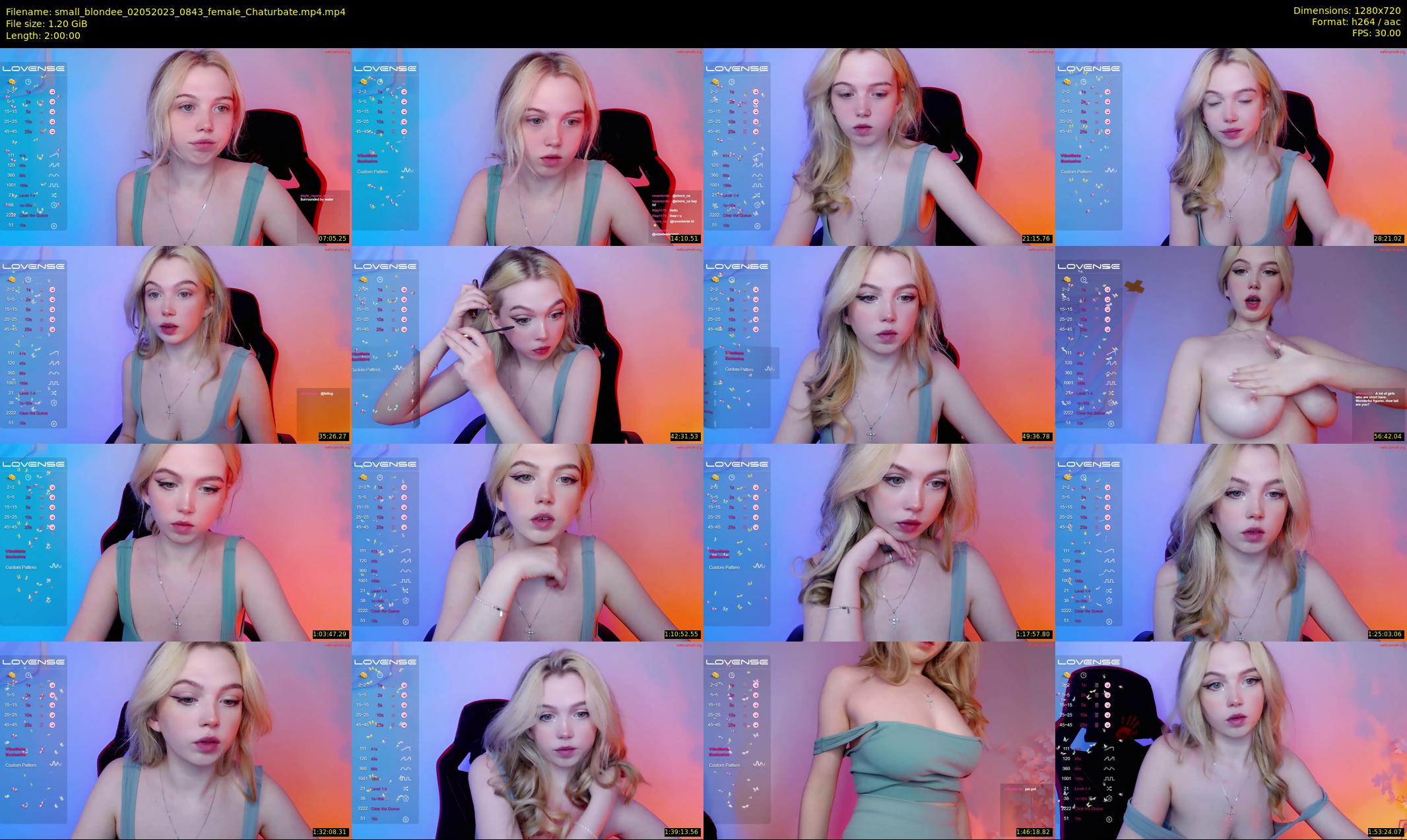 small_blondee — 120 minute Chaturbate female cam show recording, 720p, May 2, 2023