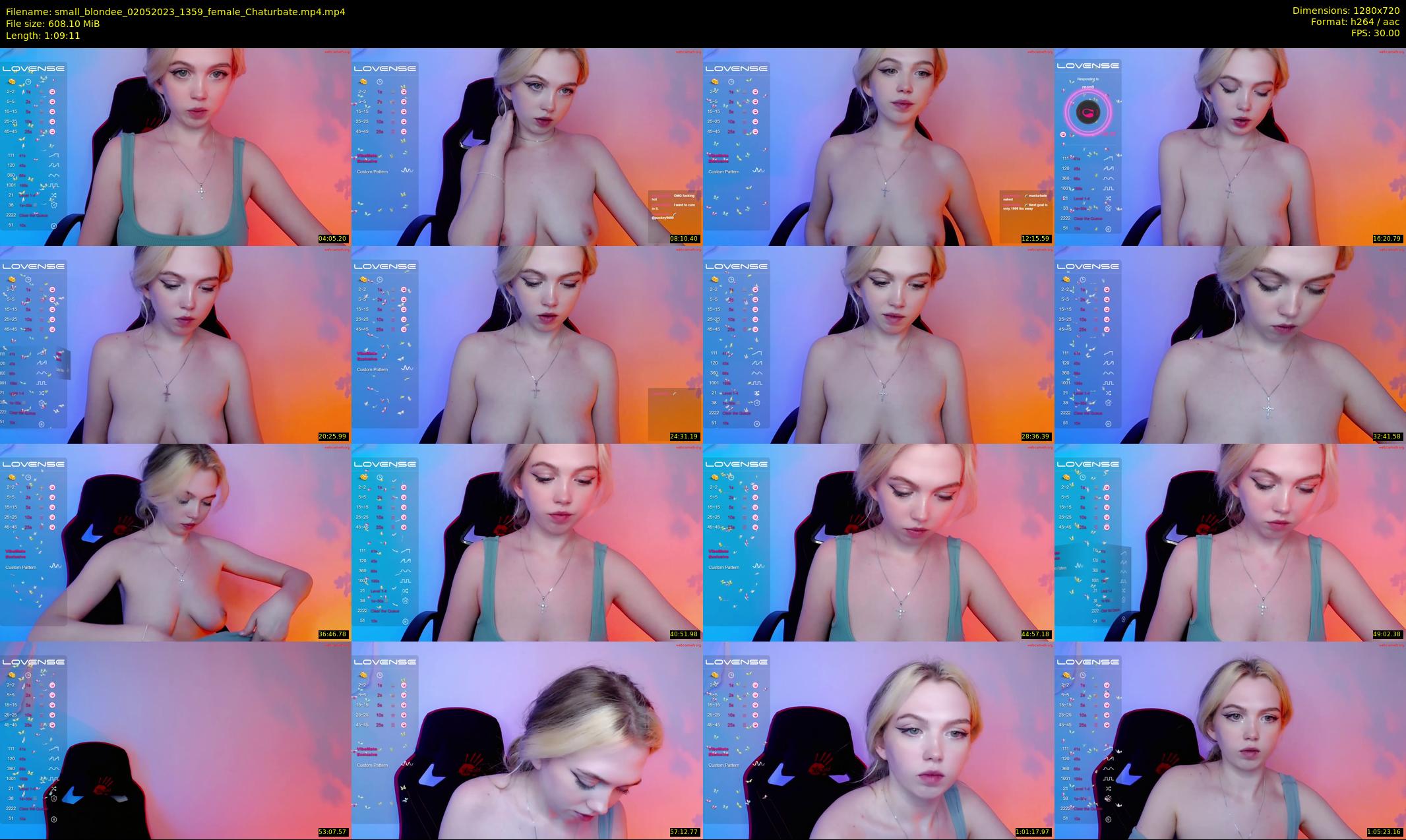 small_blondee — 70 minute Chaturbate female cam show recording, 720p, May 2, 2023