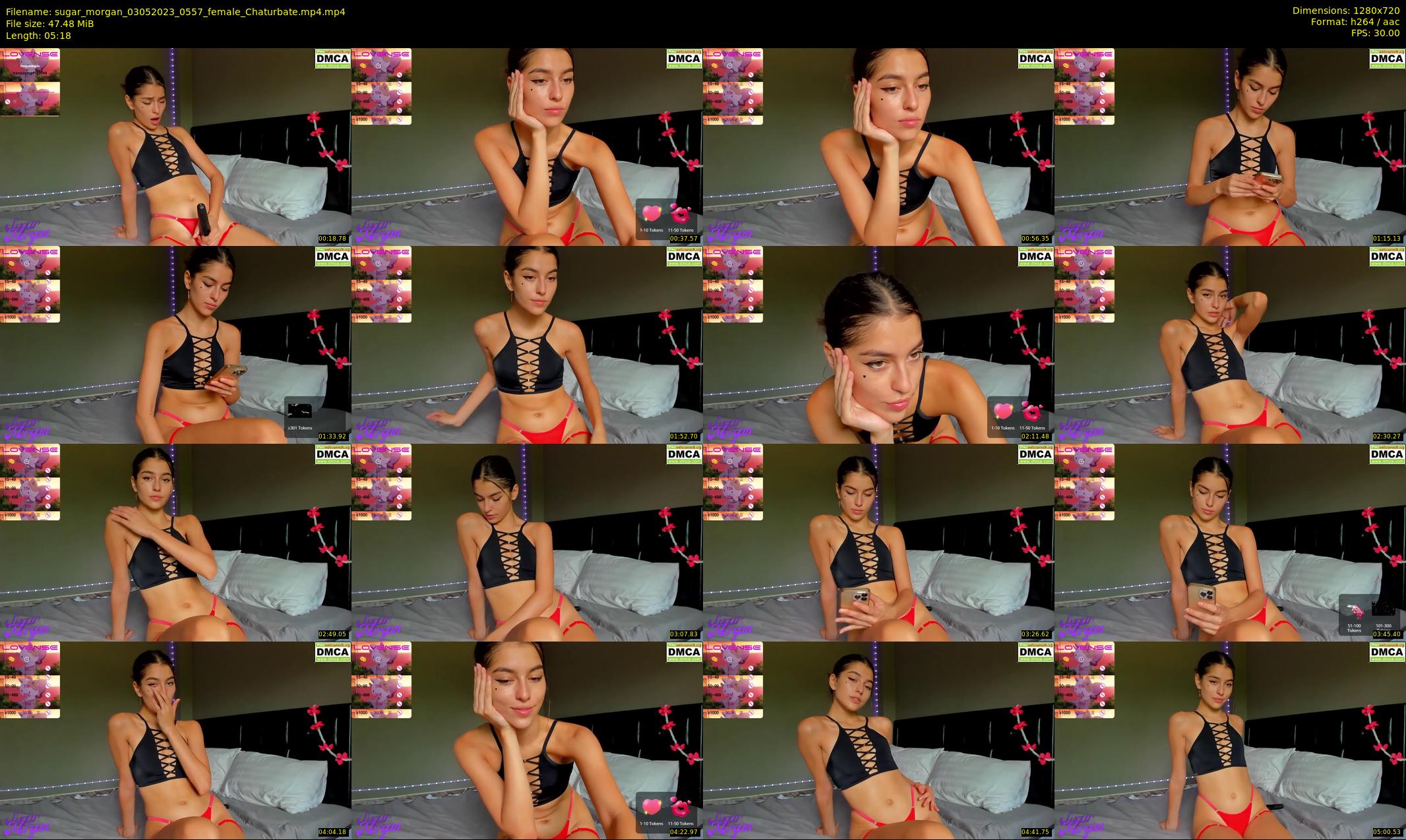 sugar_morgan — 6 minute Chaturbate female cam show recording, 720p, May 3, 2023