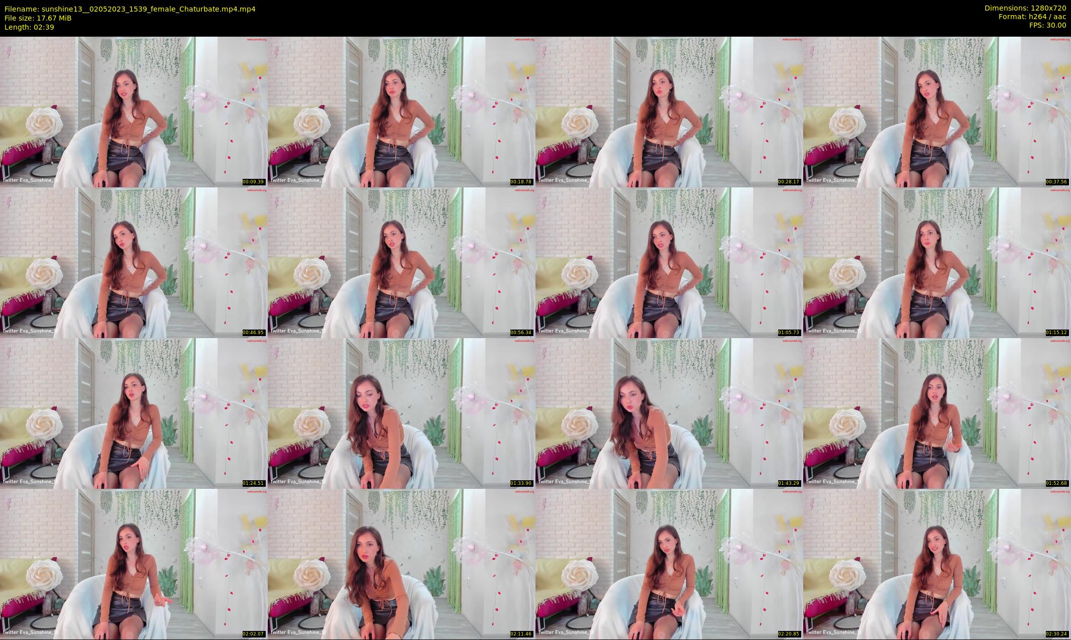 sunshine13_ — 3 minute Chaturbate female cam show recording, 720p, May 2, 2023