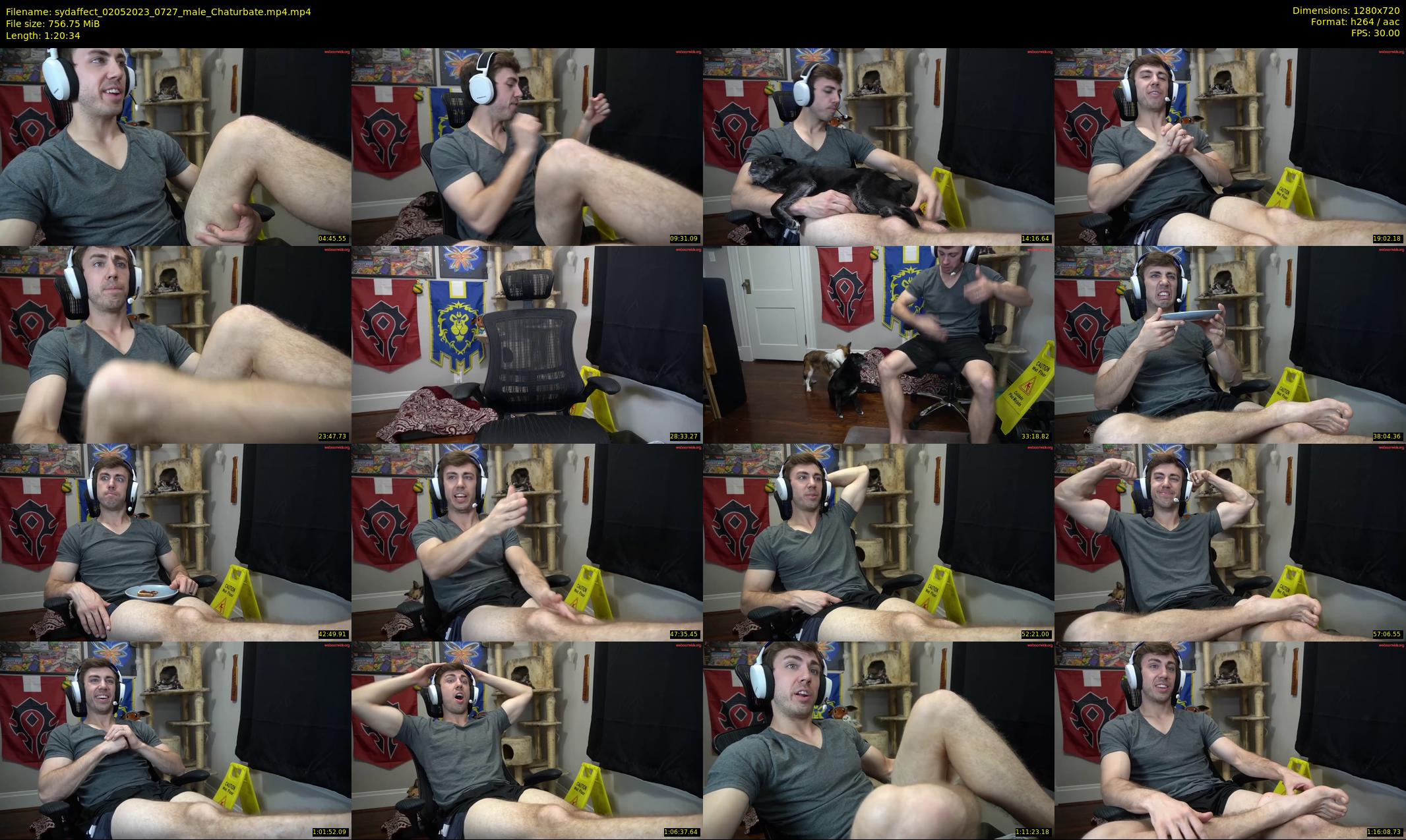sydaffect — 81 minute Chaturbate male cam show recording, 720p, May 2, 2023