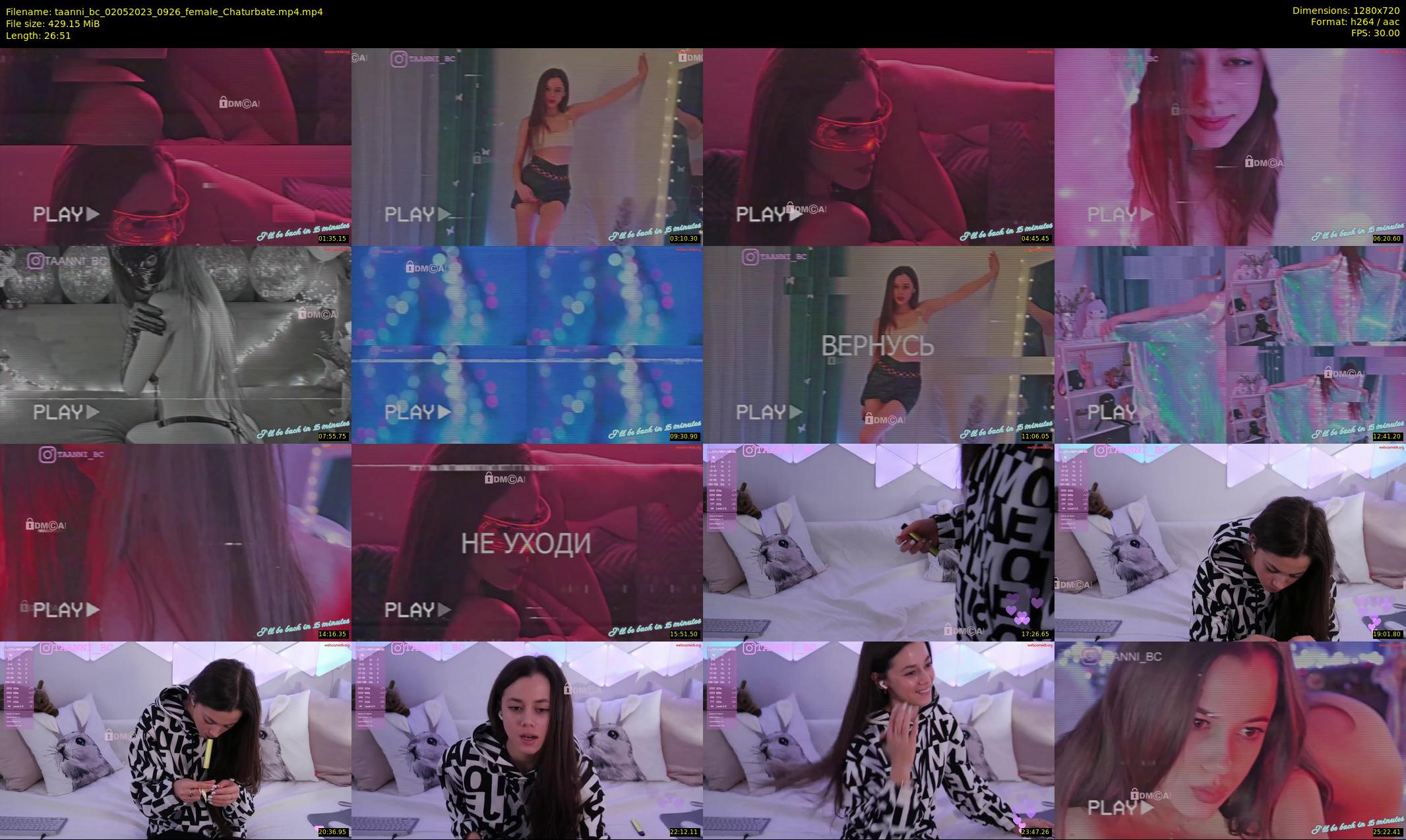 taanni_bc — 27 minute Chaturbate female cam show recording, 720p, May 2, 2023