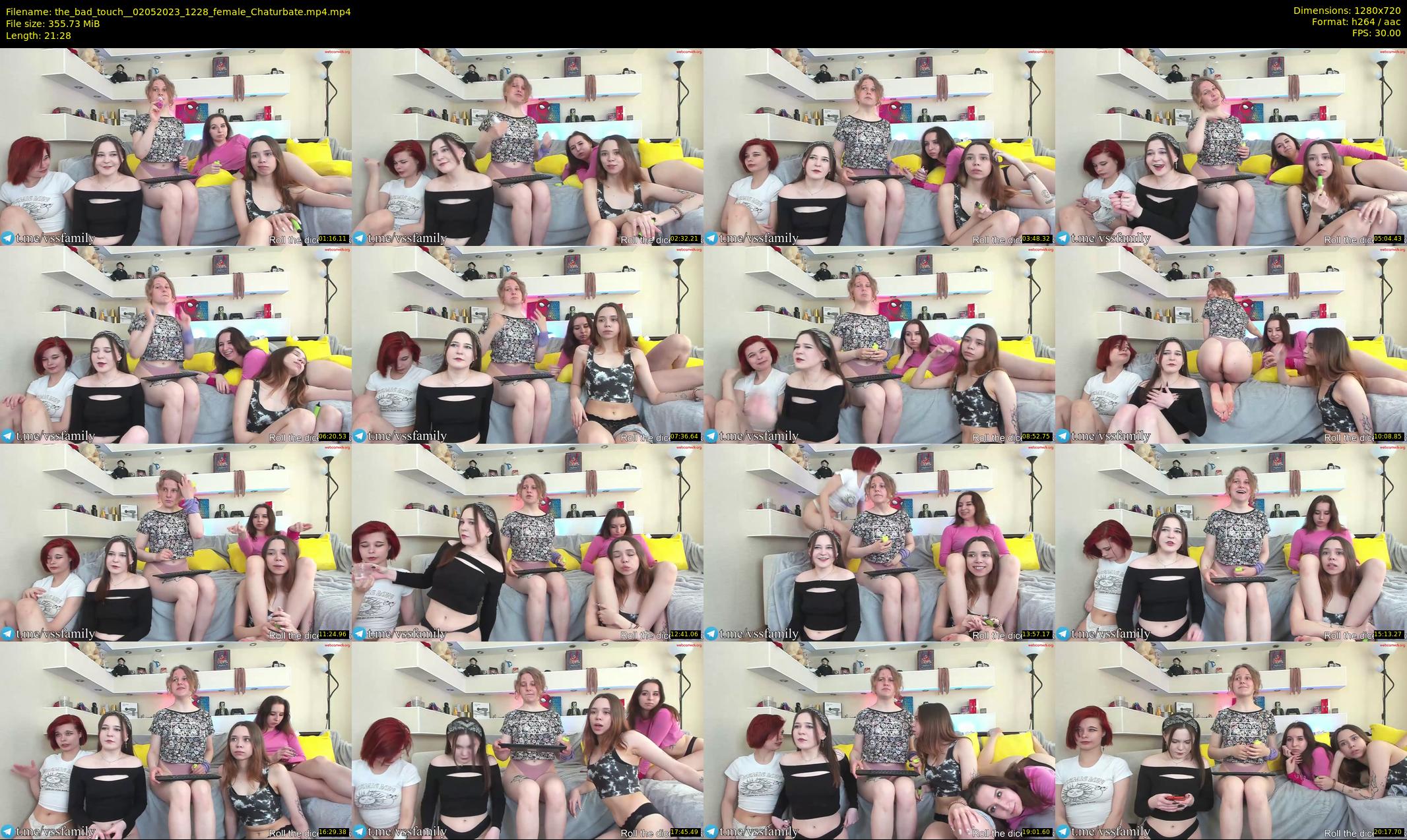 the_bad_touch_ — 22 minute Chaturbate couple cam show recording, 720p, May 2, 2023