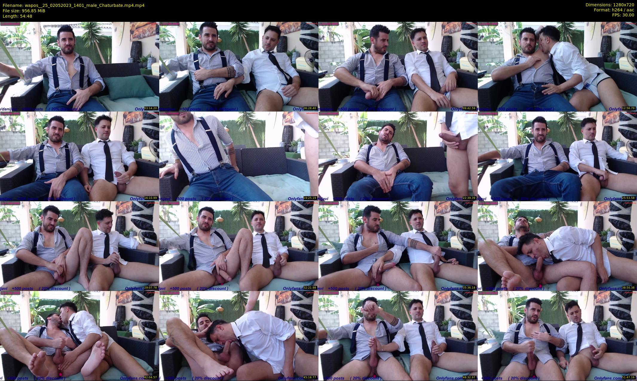 wapos__25 — 55 minute Chaturbate male cam show recording, 720p, May 2, 2023