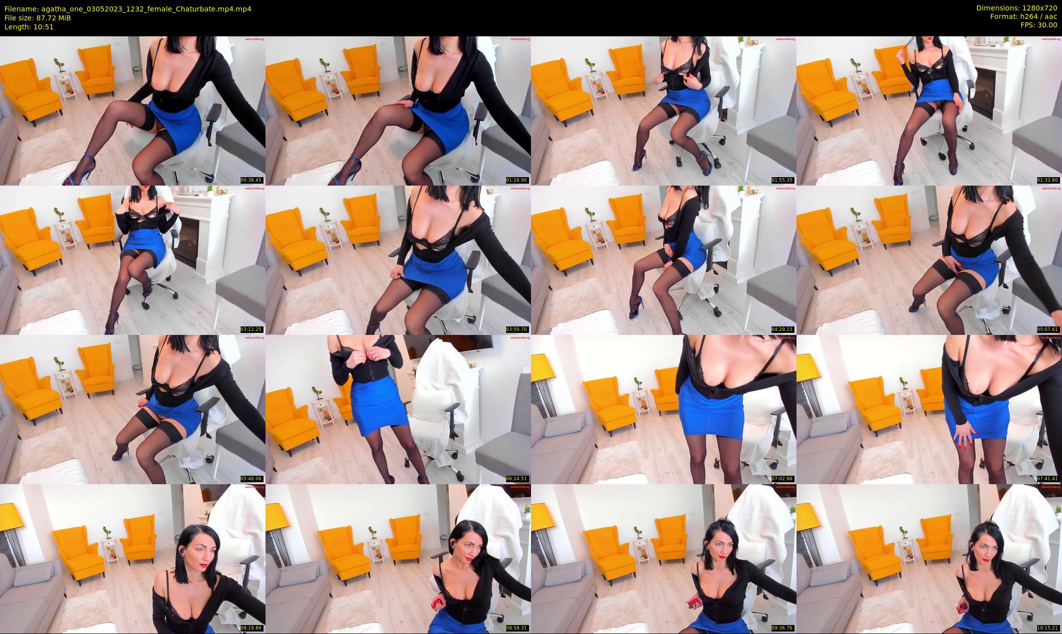 agatha_one — 11 minute Chaturbate female cam show recording, 720p, May 3, 2023