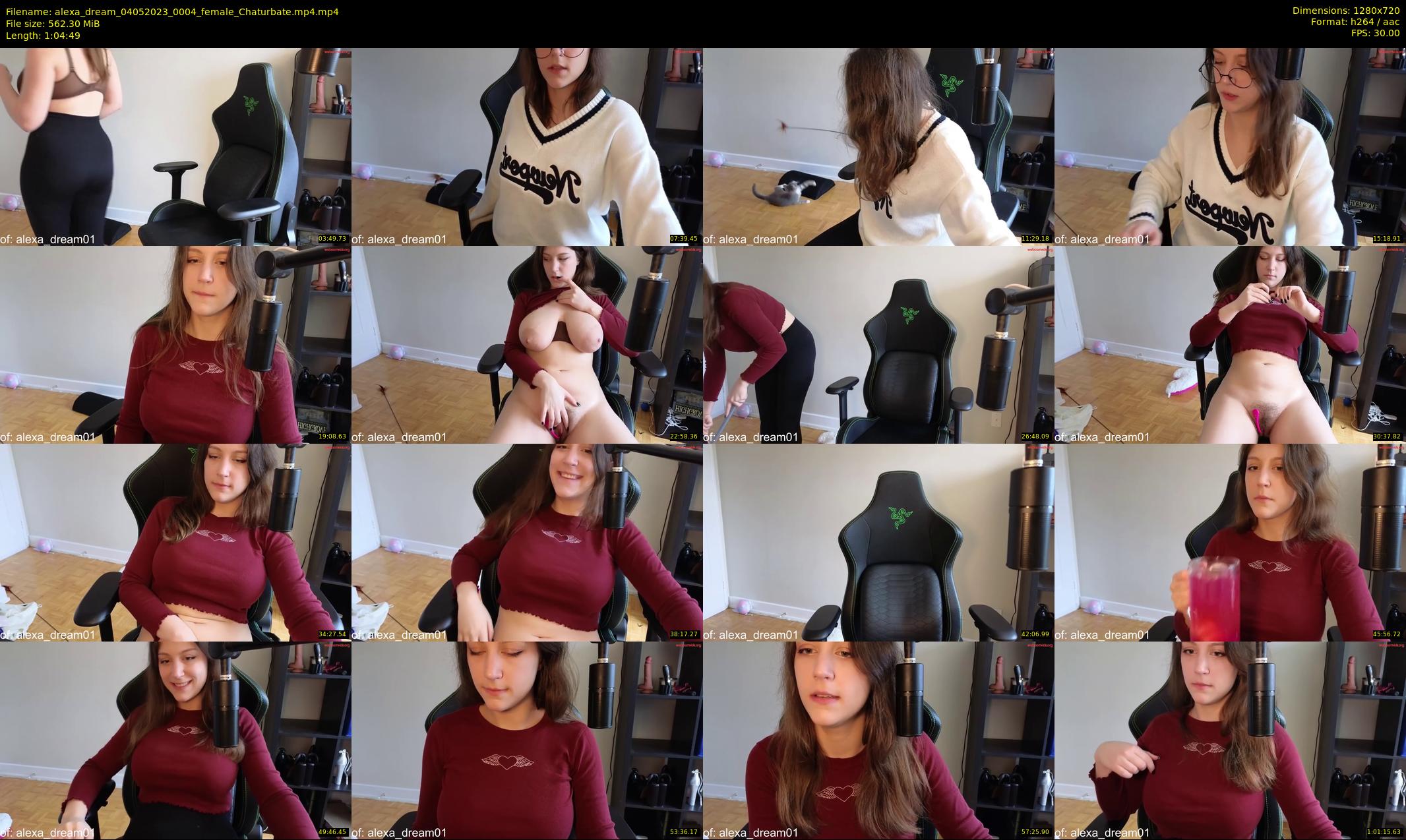 alexa_dream — 65 minute Chaturbate female cam show recording, 720p, May 4, 2023