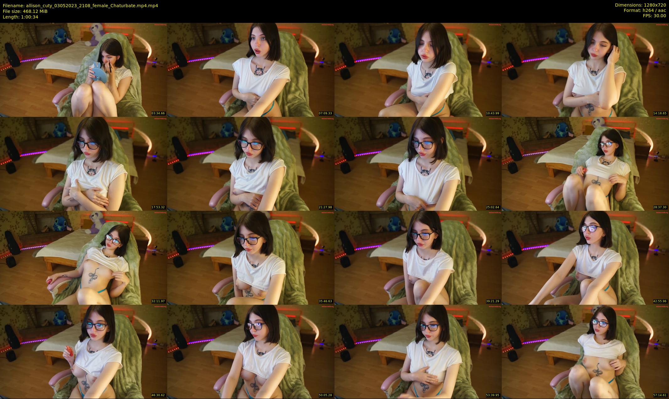 allison_cuty — 61 minute Chaturbate female cam show recording, 720p, May 3, 2023