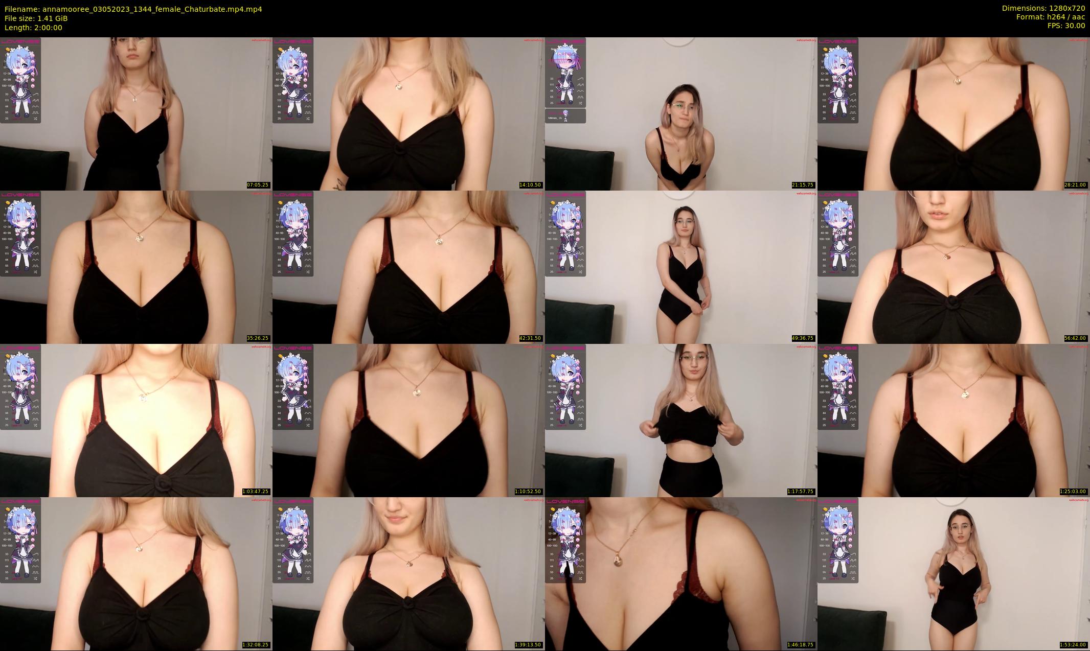 annamooree — 120 minute Chaturbate female cam show recording, 720p, May 3, 2023