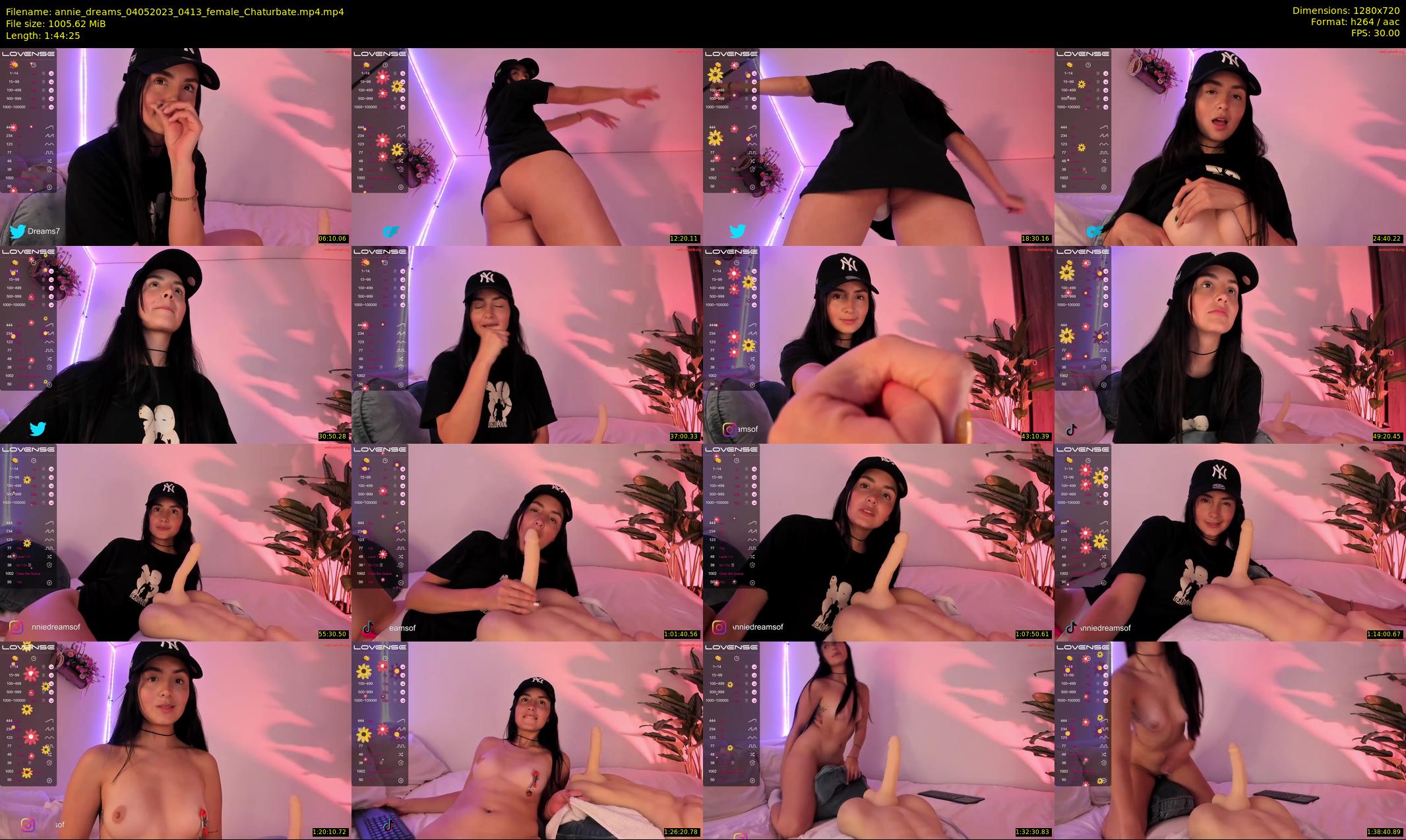 annie_dreams — 105 minute Chaturbate female cam show recording, 720p, May 4, 2023