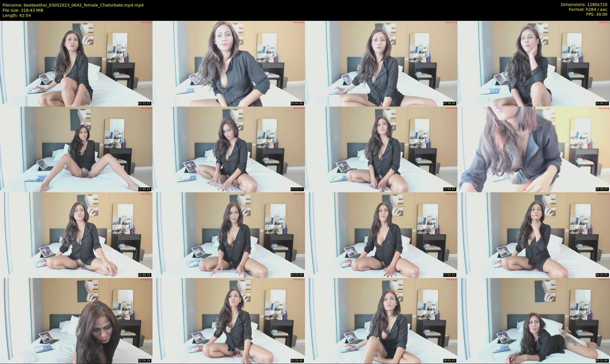 beebeethai — 43 minute Chaturbate female cam show recording, 720p, May 3, 2023