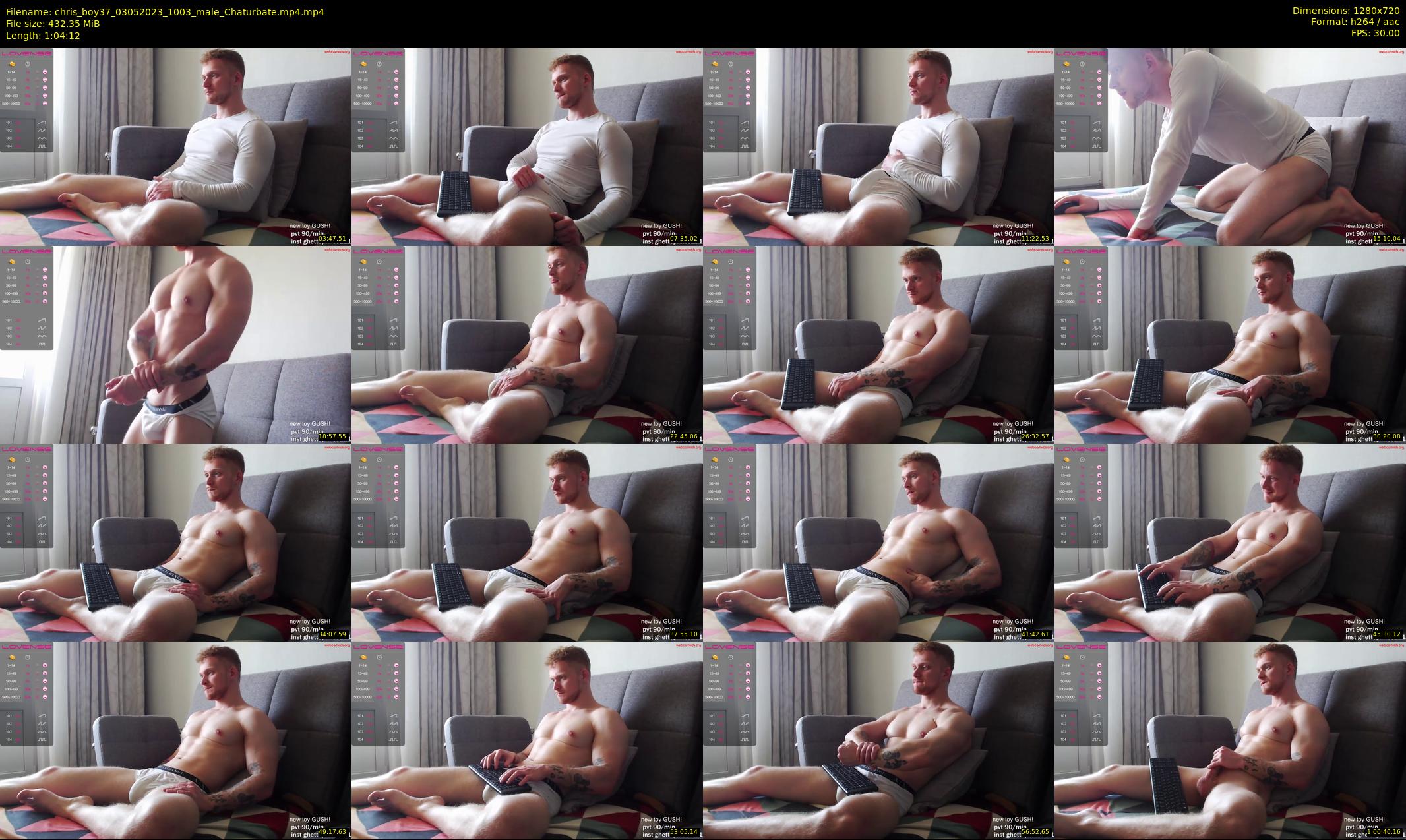chris_boy37 — 65 minute Chaturbate male cam show recording, 720p, May 3, 2023