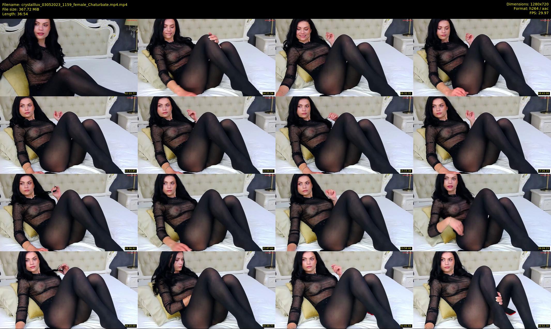 crystallluv — 37 minute Chaturbate female cam show recording, 720p, May 3, 2023