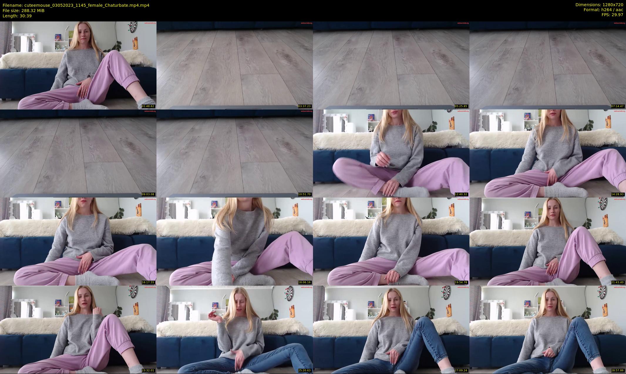 cuteemouse — 31 minute Chaturbate female cam show recording, 720p, May 3, 2023