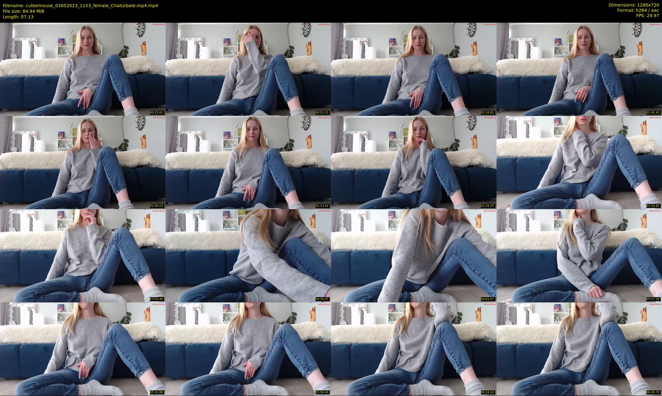 cuteemouse — 8 minute Chaturbate female cam show recording, 720p, May 3, 2023